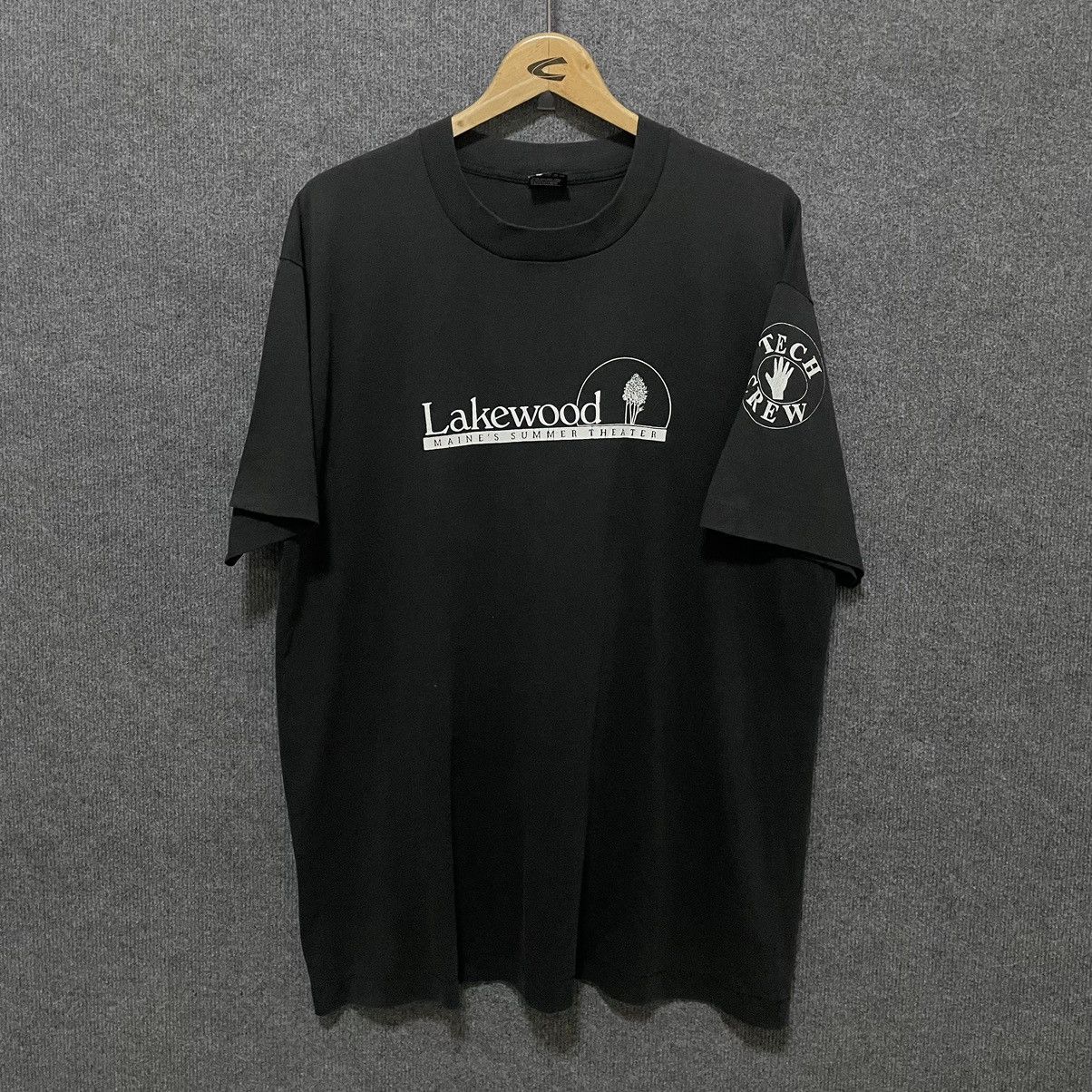 Vintage 1993 Lakewood Maine's Summer Theatre Tech Crew T Shirt Size US XL / EU 56 / 4 - 5 Thumbnail