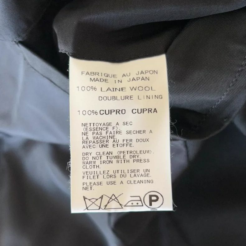 Yohji Yamamoto Yohji Yamamoto Yohji Yamamoto Wool Suit with Zipper Detail Size US S / EU 44-46 / 1 - 7 Thumbnail