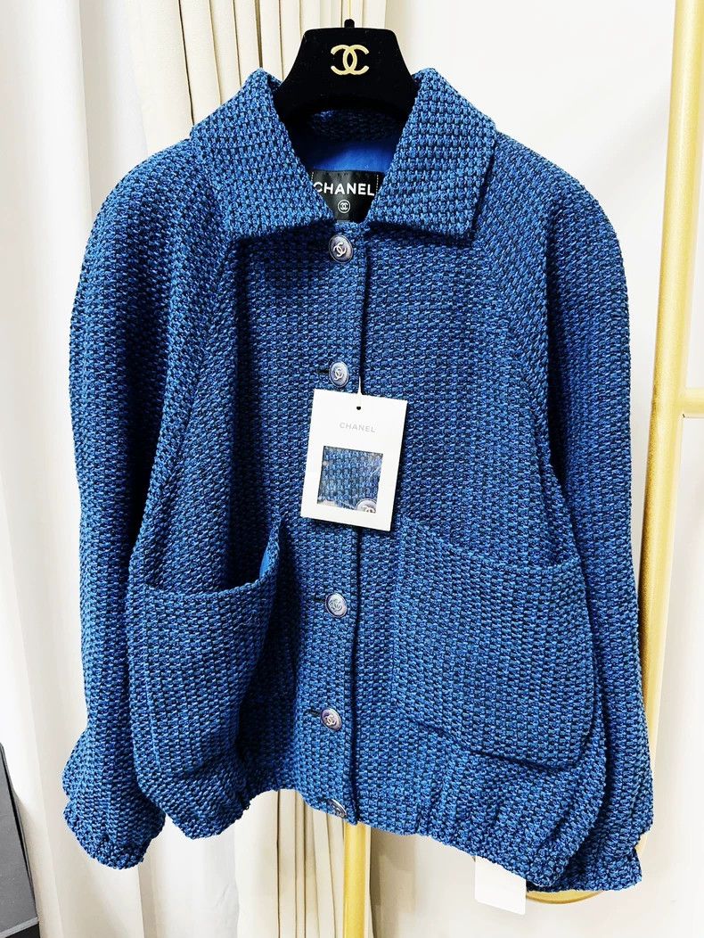 Chanel Chanel Lapel long-sleeved knitted jacket Size XS / US 0-2 / IT 36-38 - 1 Thumbnail