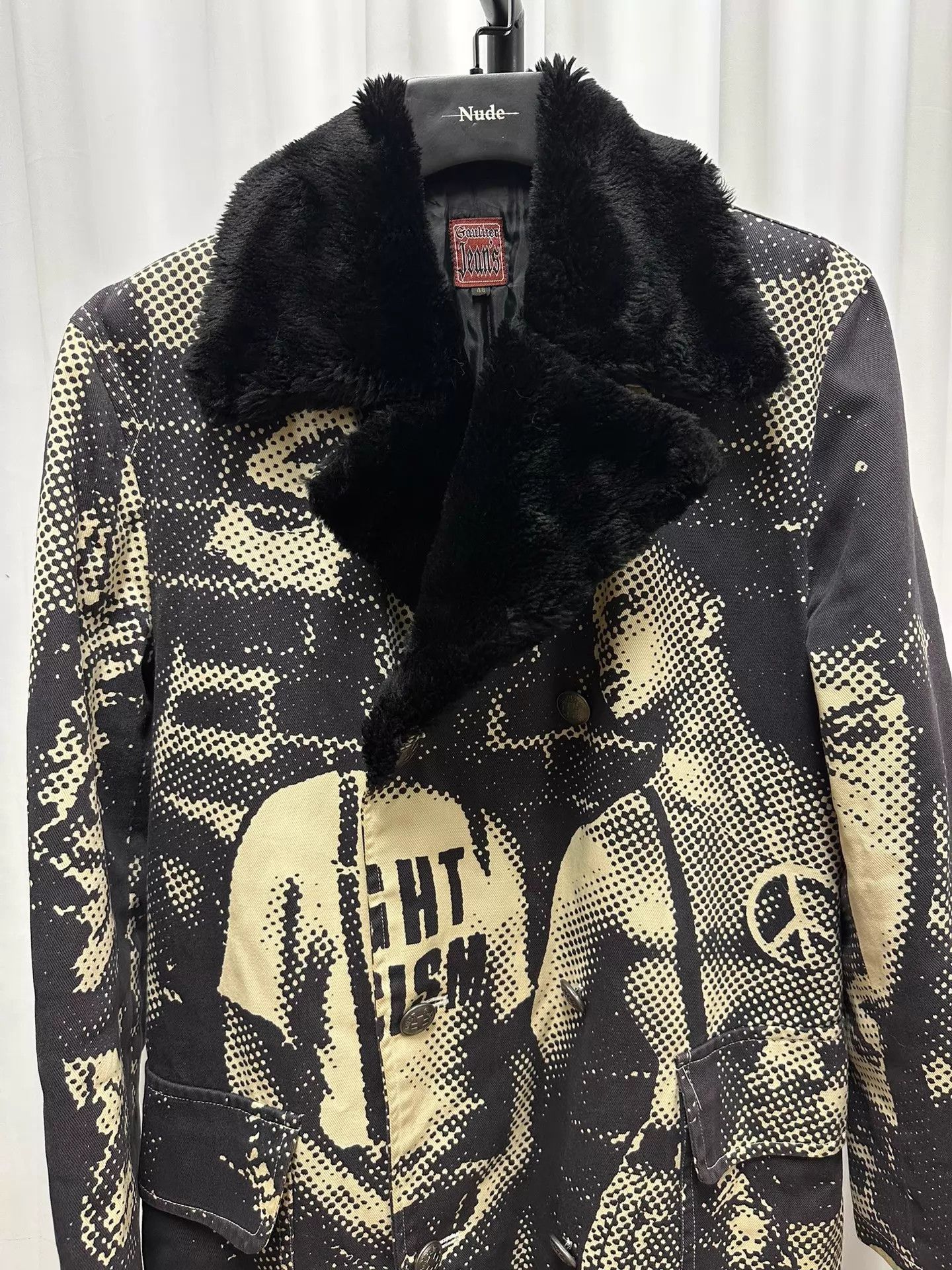 Jean Paul Gaultier JPG 'Fight Racism' Coat Supreme Reissue 48 Size US M / EU 48-50 / 2 - 2 Thumbnail