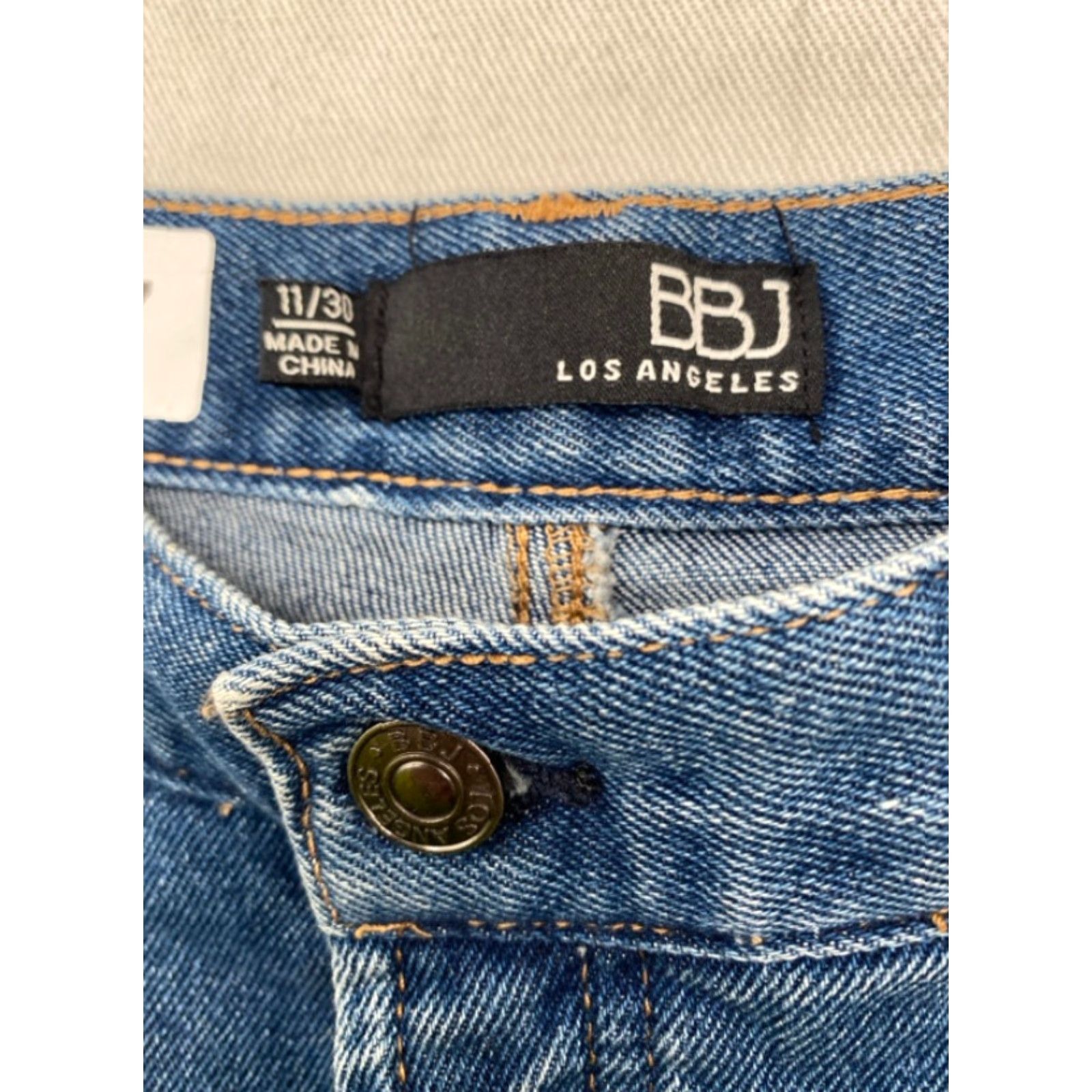 Denime VINTAGE NWT BoomBoom Womens Blue Denim Jeans Size 11/30 30x27.5 Straight Leg 3267 NEW Size 32" / US 10 / IT 46 - 4 Thumbnail