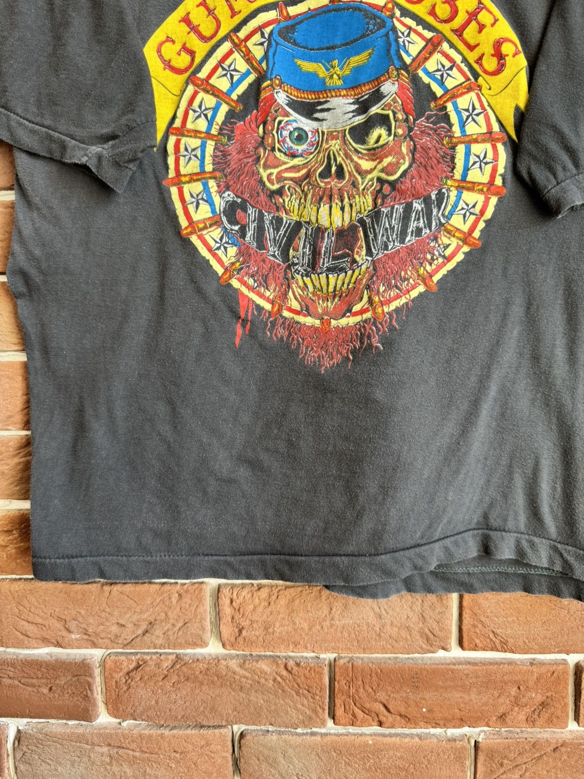 Band Tees Vintage 90s Guns N Roses Civil War Tour Rock Ban Shirt AXL Size US M / EU 48-50 / 2 - 4 Thumbnail