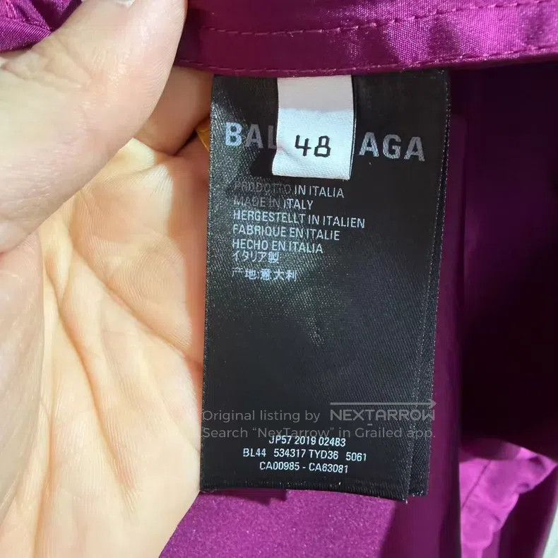 Balenciaga Balenciaga Crimson School Jacket Size US M / EU 48-50 / 2 - 5 Thumbnail