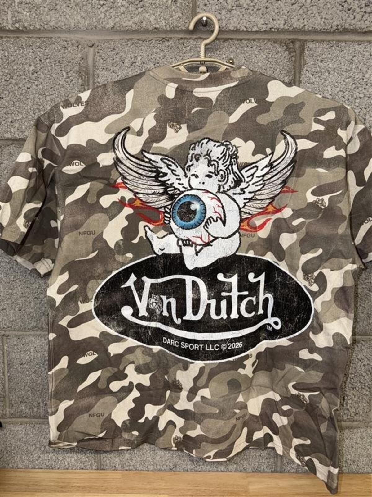 Other 2026 Von Dutch Darc Sport Camo Tee 2XL Limited 997/1000 Rare Size US XXL / EU 58 / 5 - 2 Thumbnail