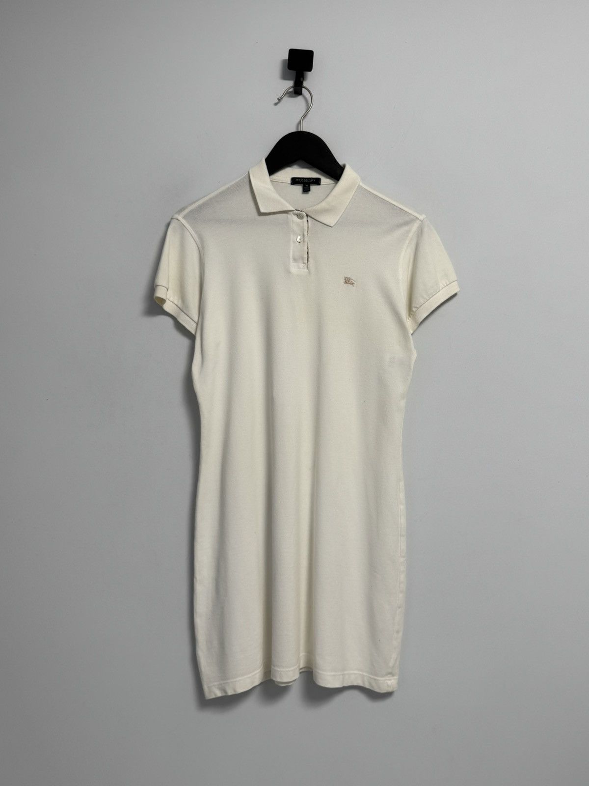 Burberry Burberry Women’s Ivory Polo Shirt Dress – Short Sleeve Size M / US 6-8 / IT 42-44 - 1 Thumbnail