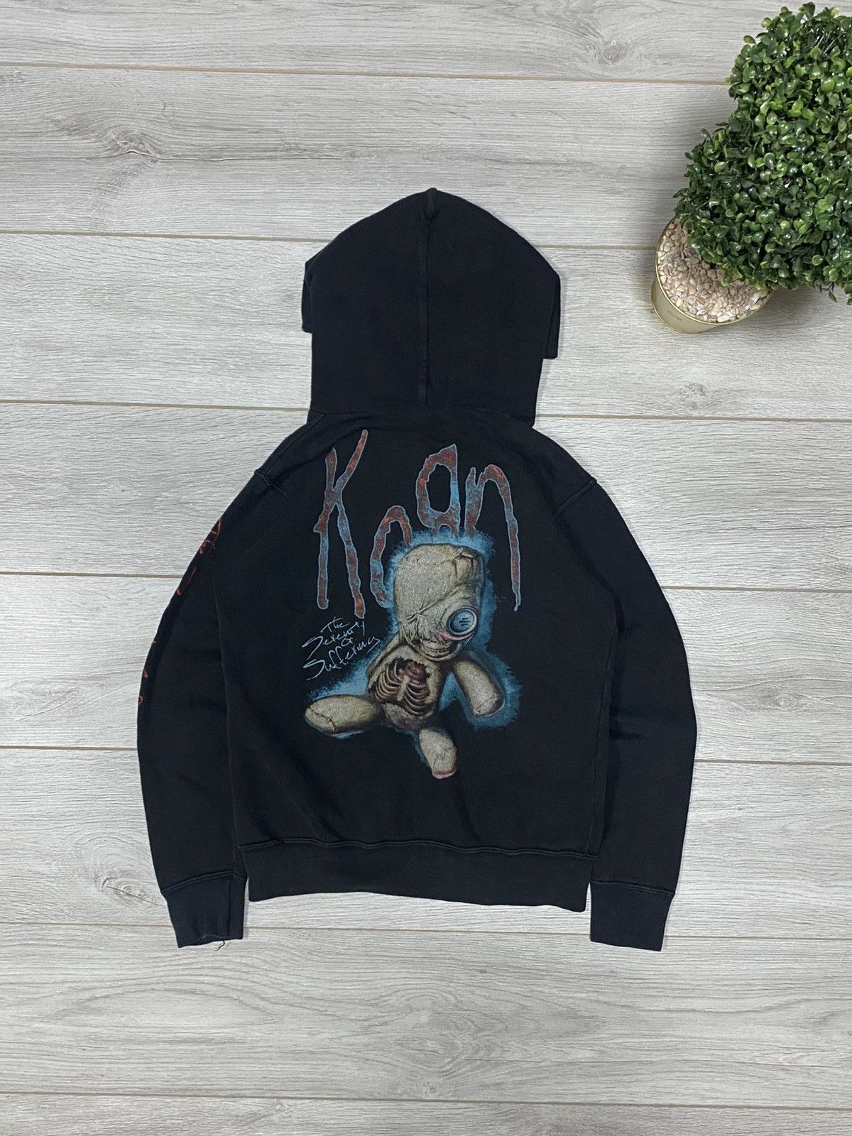 Band Tees Korn vintage Band faded hoodie big print Size US S / EU 44-46 / 1 - 1 Thumbnail