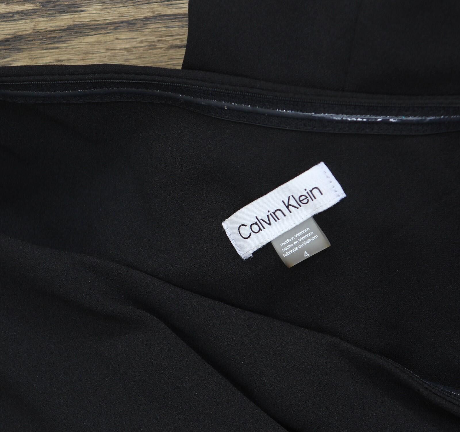 Calvin Klein Calvin Klein Shoulder Gown With Waist Ruch Cd9b22m3 Black 4 Size S / US 4 / IT 40 - 3 Thumbnail