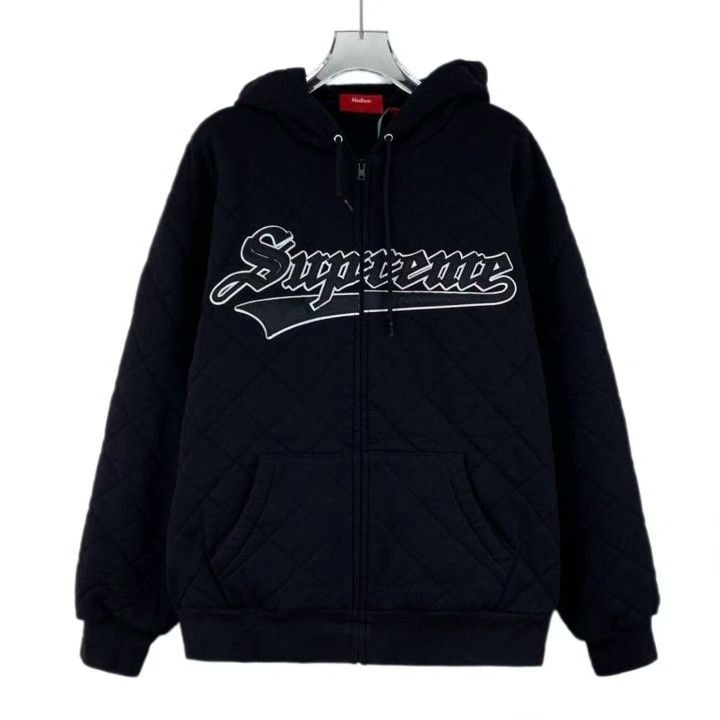 Supreme Supreme Logo Embroidery Cotton Hoodie Size US M / EU 48-50 / 2 - 1 Thumbnail