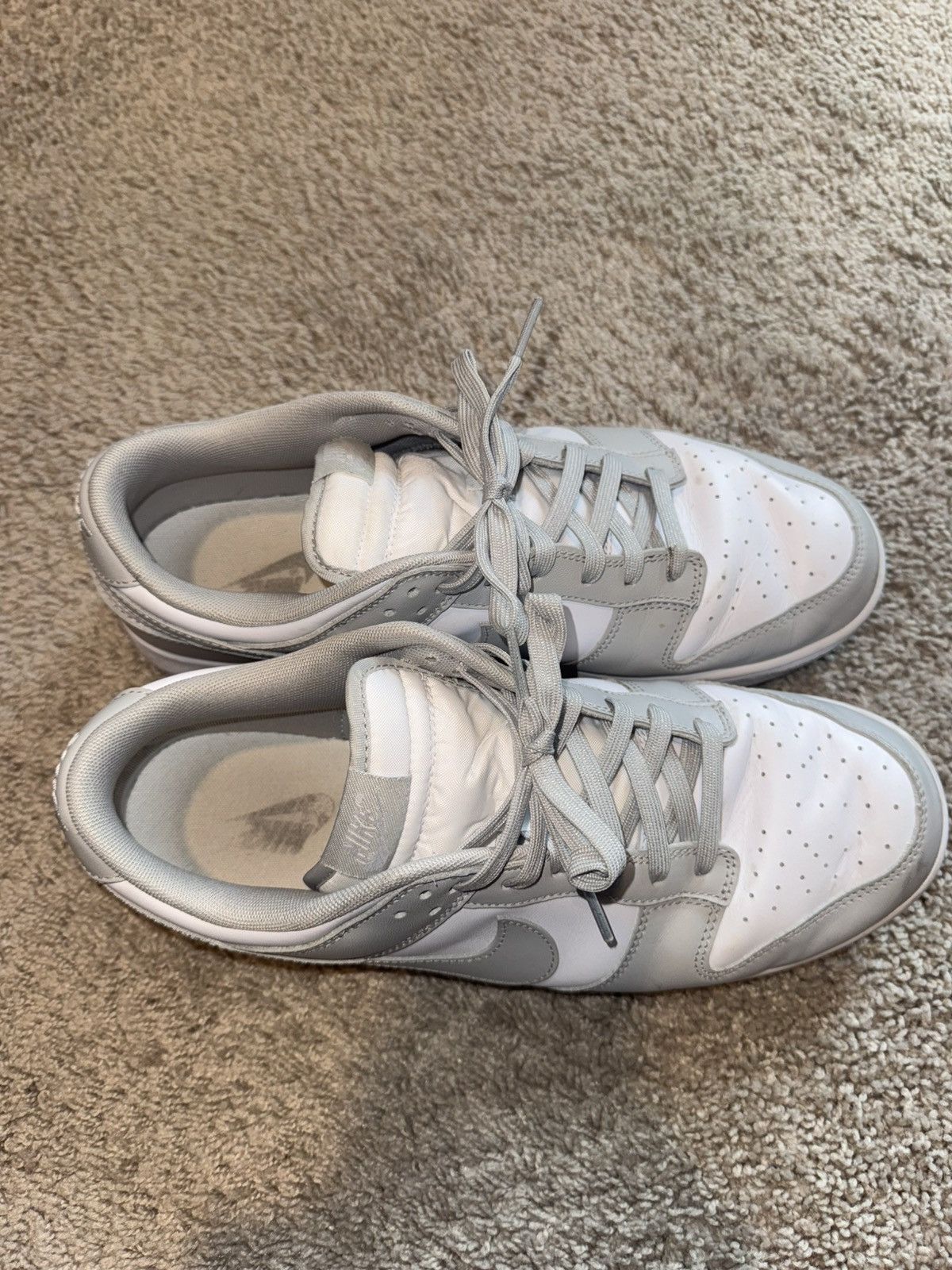 Nike Grey Nike Lows Size US 12 / EU 45 - 17 Thumbnail