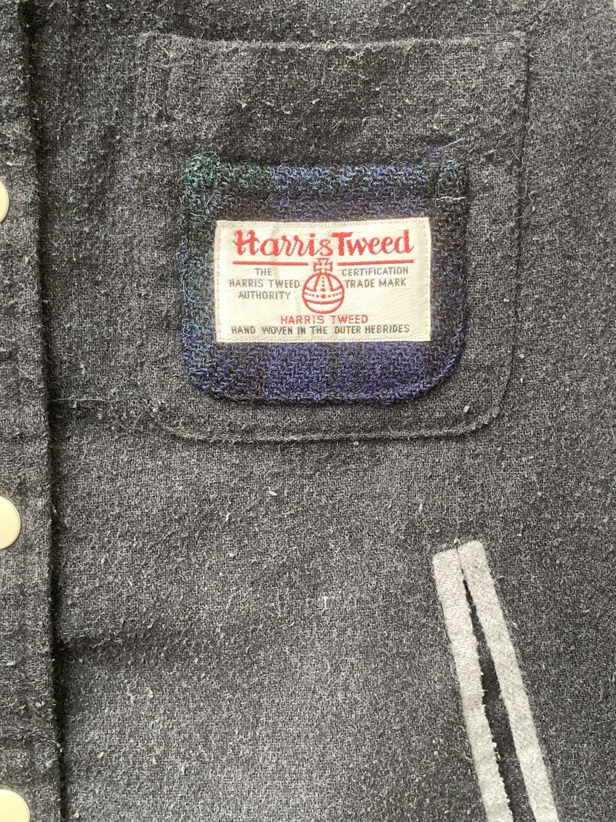 Harris Tweed Rare.. Harris Tweed Varsity Jacket Size US M / EU 48-50 / 2 - 10 Thumbnail