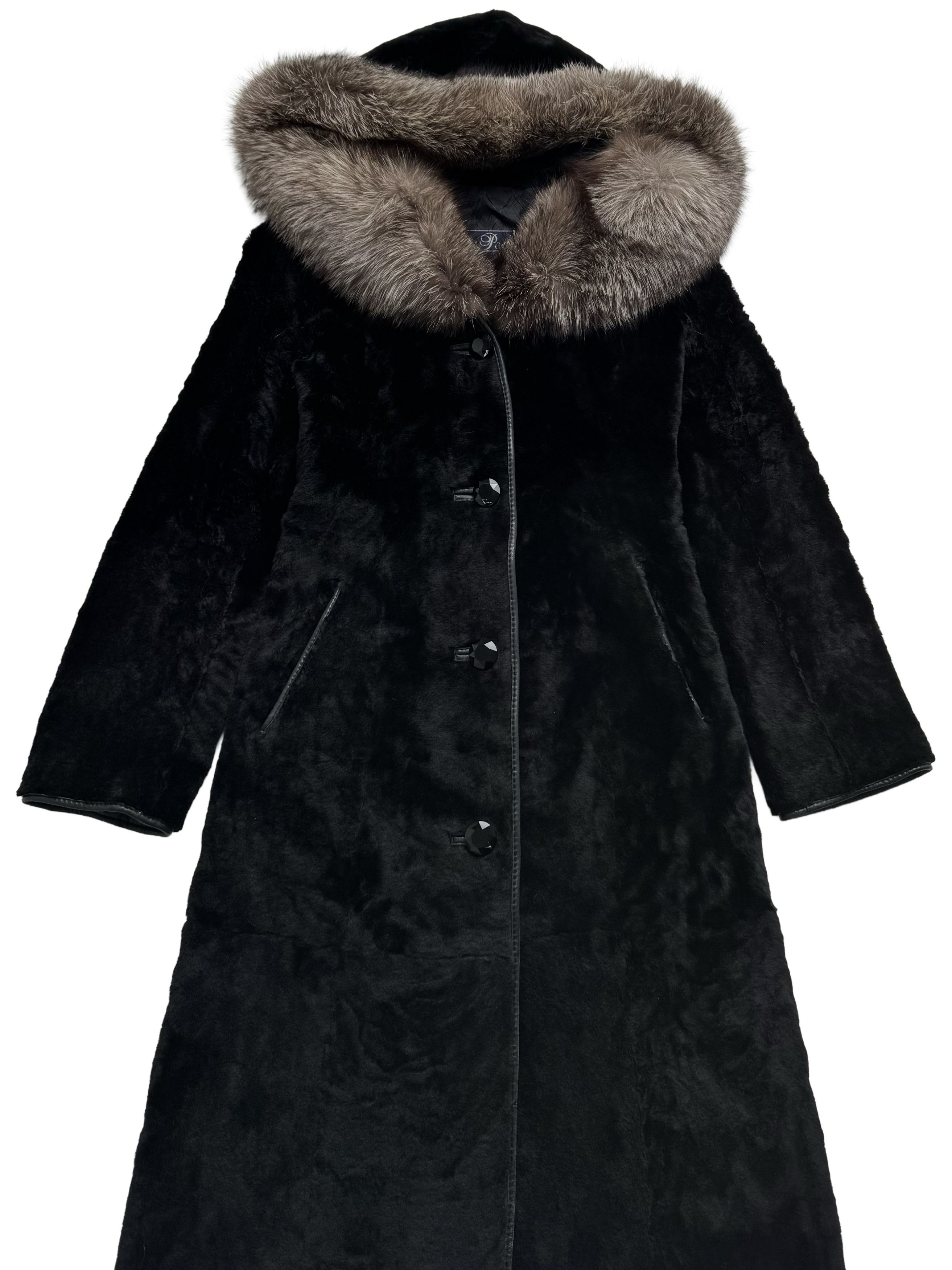 Vintage Vintage Real Sheepskin Hooded Coat Size S / US 4 / IT 40 - 7 Thumbnail