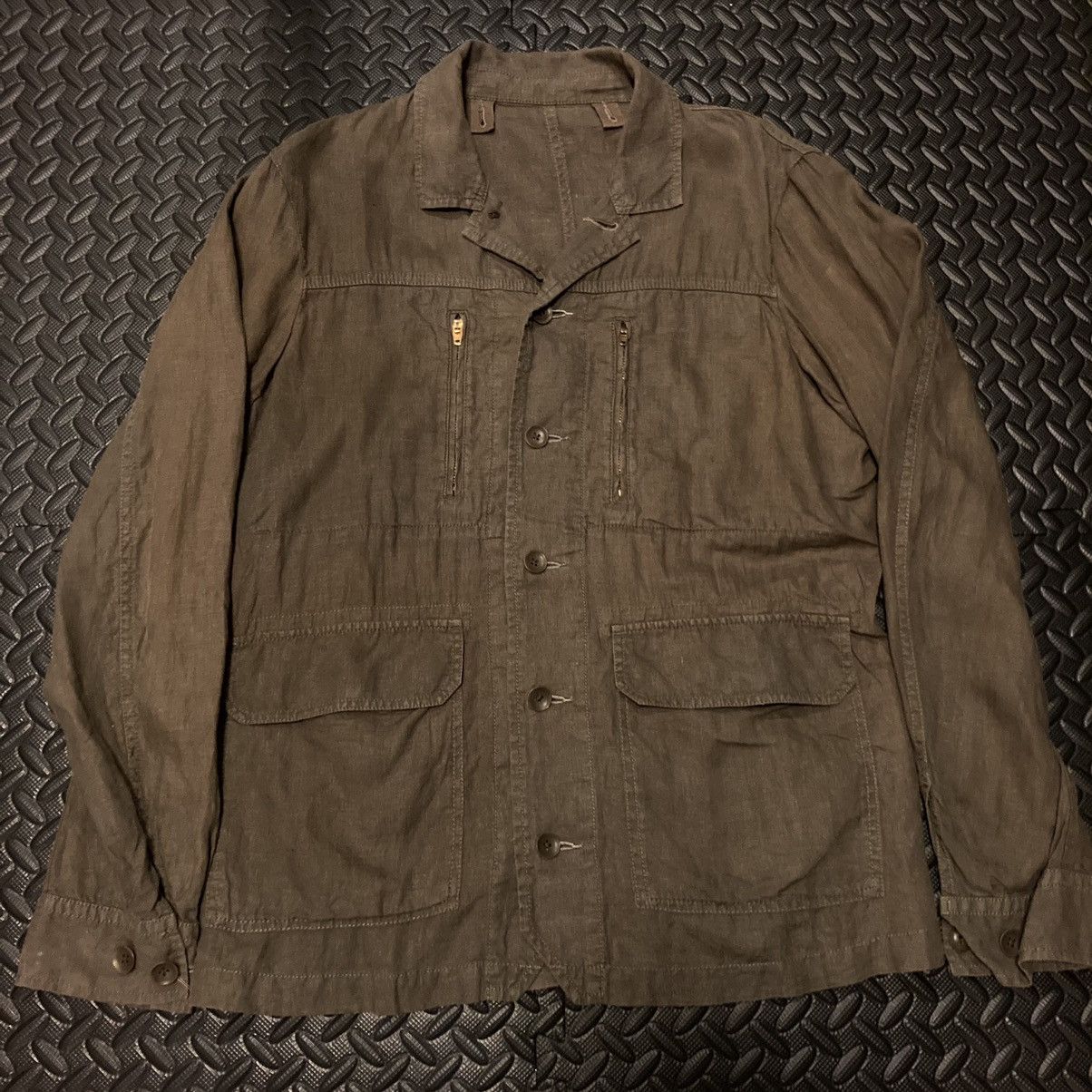 NANO universe Nano Universe Army Button Up Shirt Size US L / EU 52-54 / 3 - 1 Thumbnail