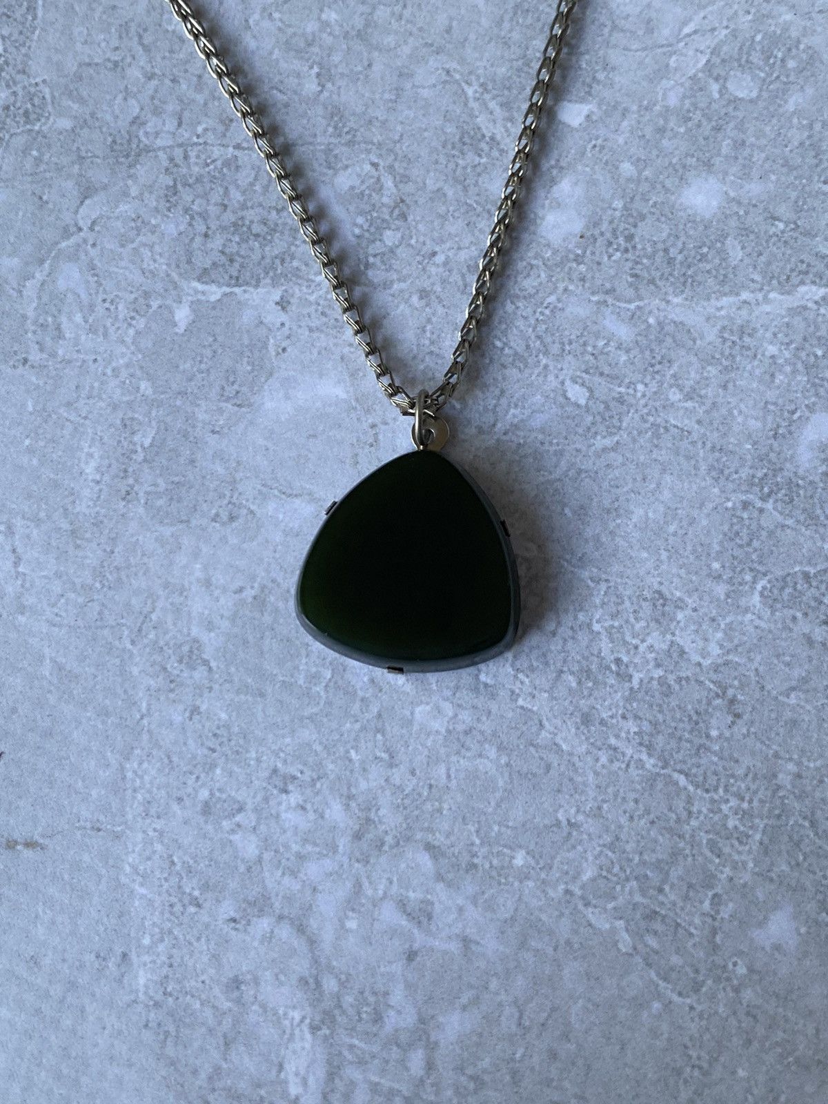 Japanese Brand × Jewelry × Vintage Black-Green Dichroic Stone Pendant Size ONE SIZE - 1 Thumbnail