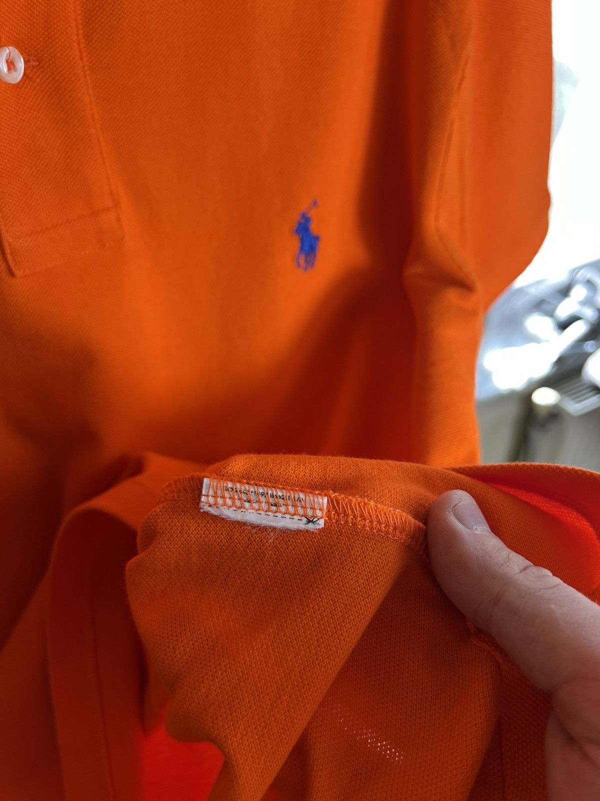 Polo Ralph Lauren 🔥 Ralph Lauren Classic Polo – Bright Orange Minimalist Y2K Size US M / EU 48-50 / 2 - 8 Thumbnail