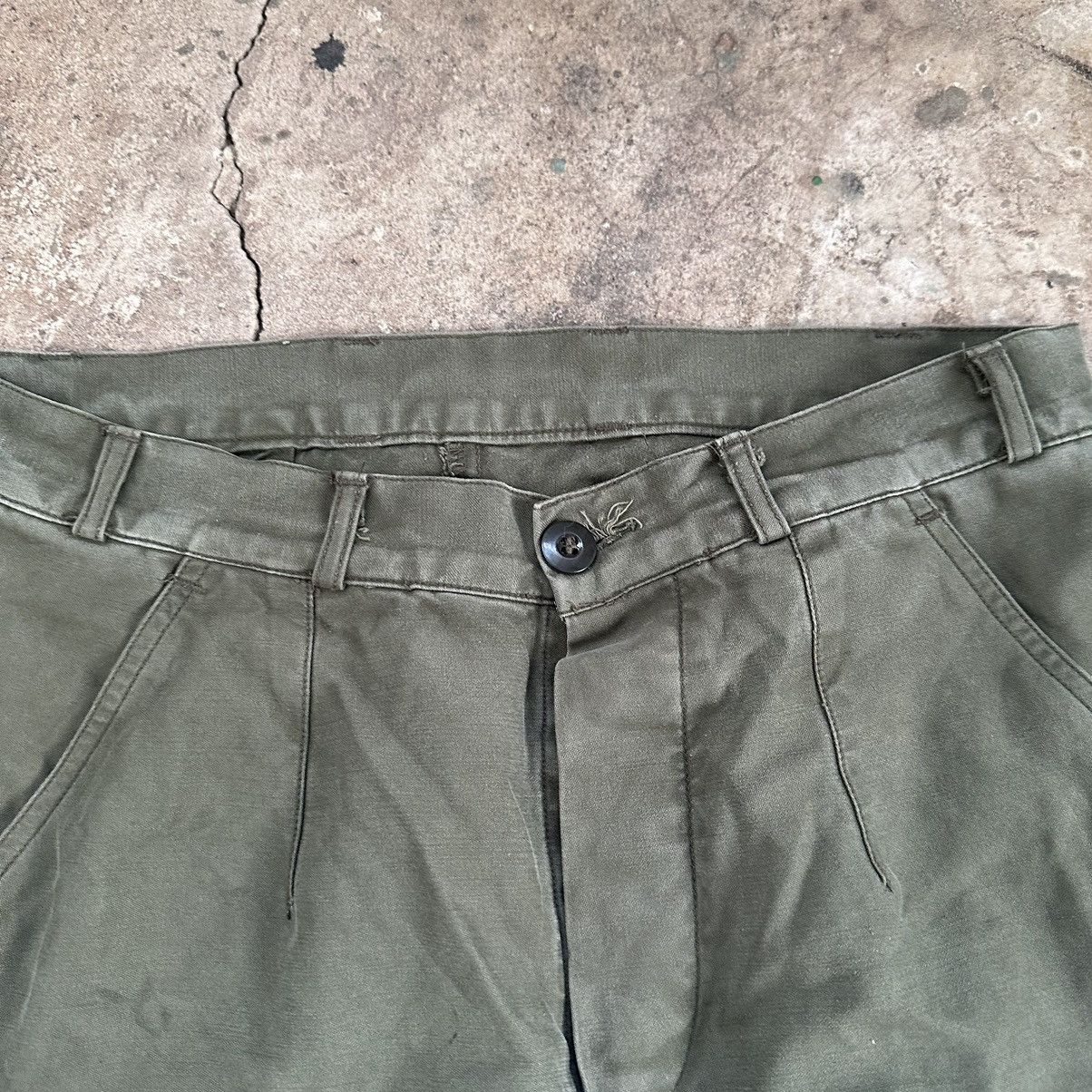 Japanese Brand Vintage utility fatigue cargo military pants British army Size US 31 - 5 Thumbnail