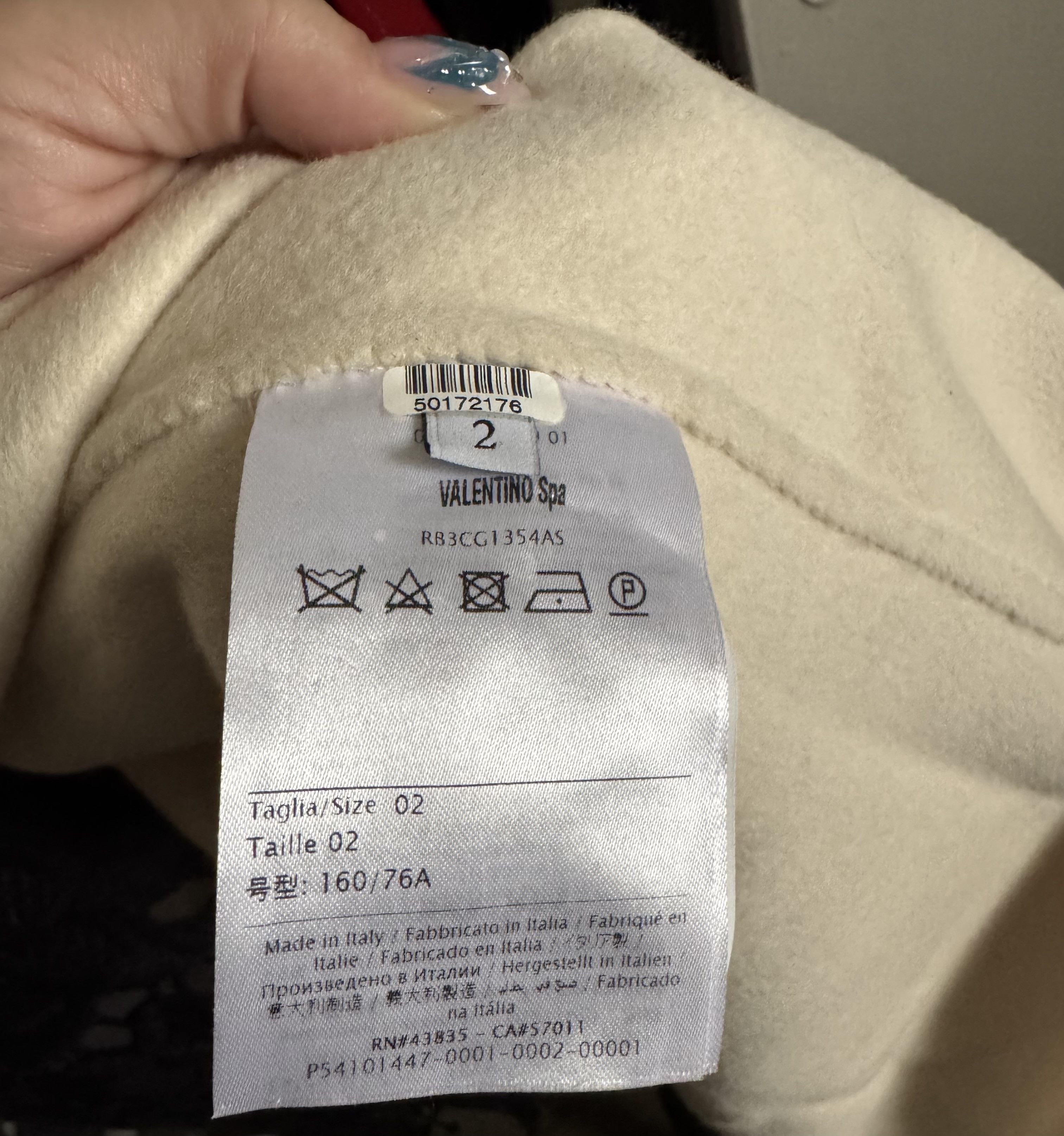 Valentino Valentino V neck logo wool cape Size XS / US 0-2 / IT 36-38 - 5 Thumbnail