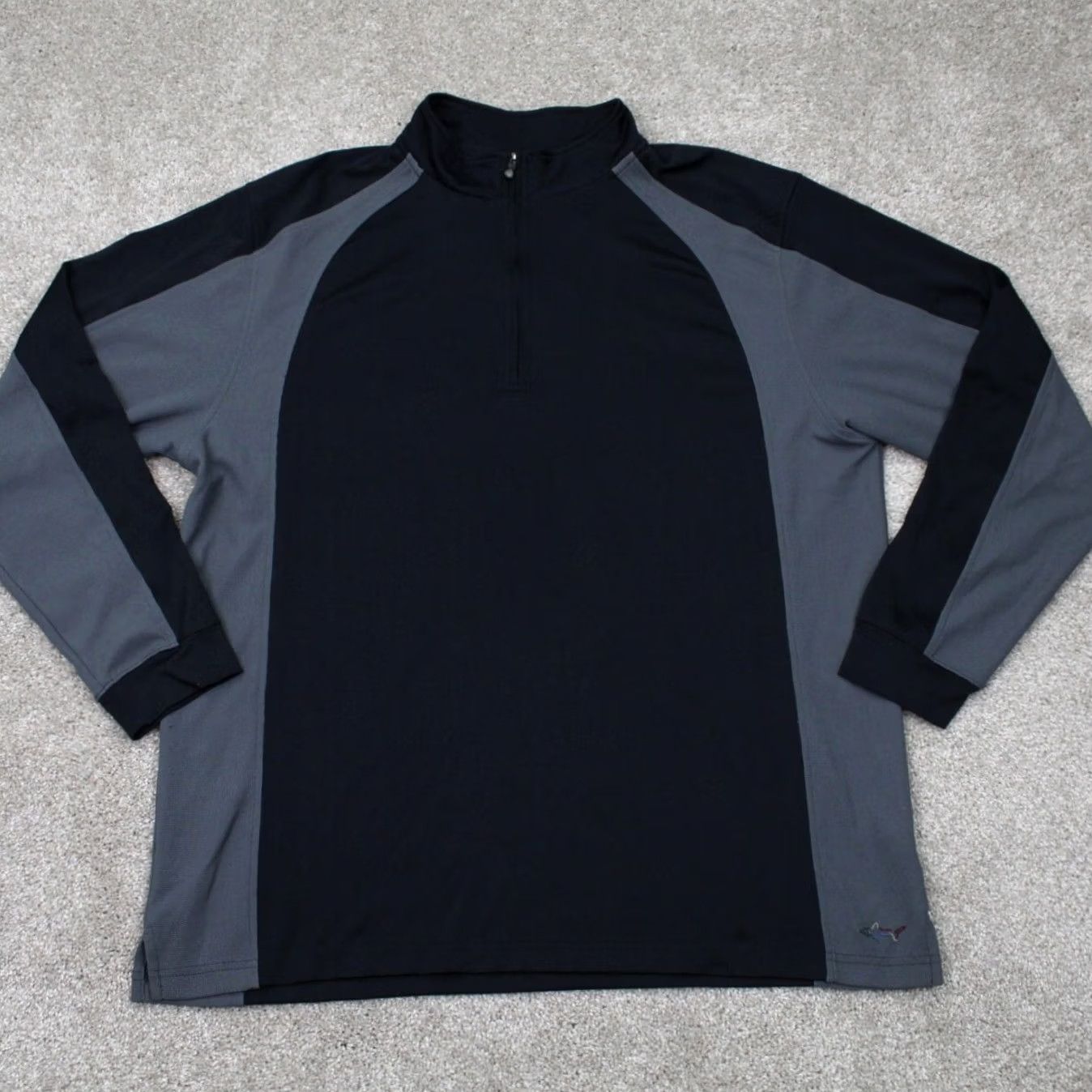 Vintage Greg Norman Sweatshirt Men Large Black PlayDry 1/4 Zip Long Sleeve Pullover Size US L / EU 52-54 / 3 - 2 Thumbnail