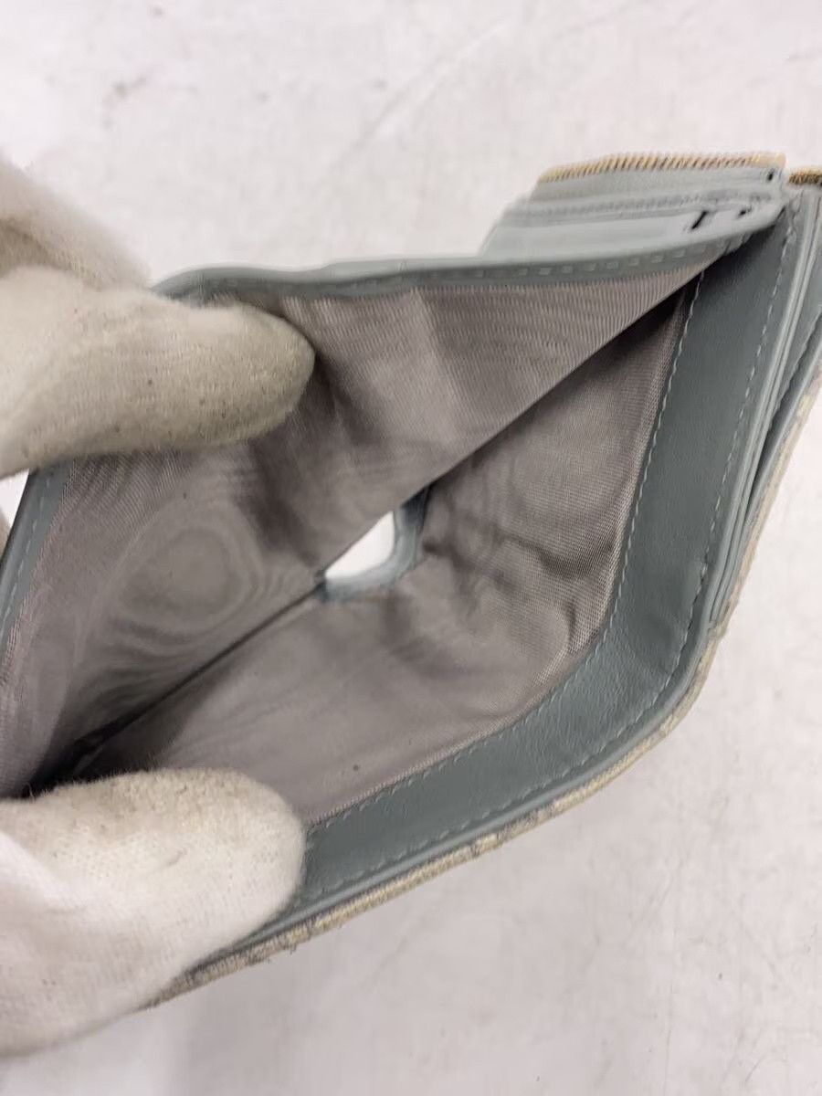 Dior Dior Saddle Lotus Monogram Tri-Fold Wallet Grey Size ONE SIZE - 6 Thumbnail
