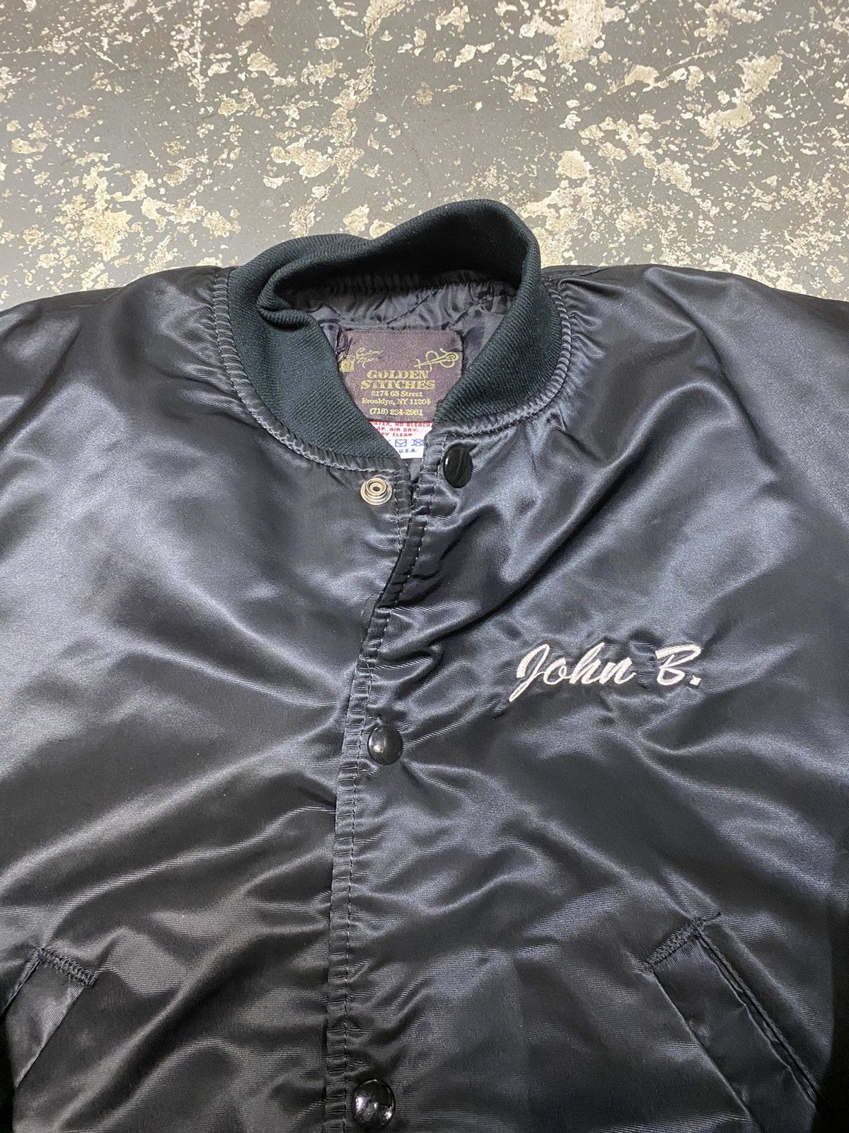 Vintage Vintage Golden Stitches T&S Trucking Brooklyn NY Satin Jacket Size US S / EU 44-46 / 1 - 5 Thumbnail