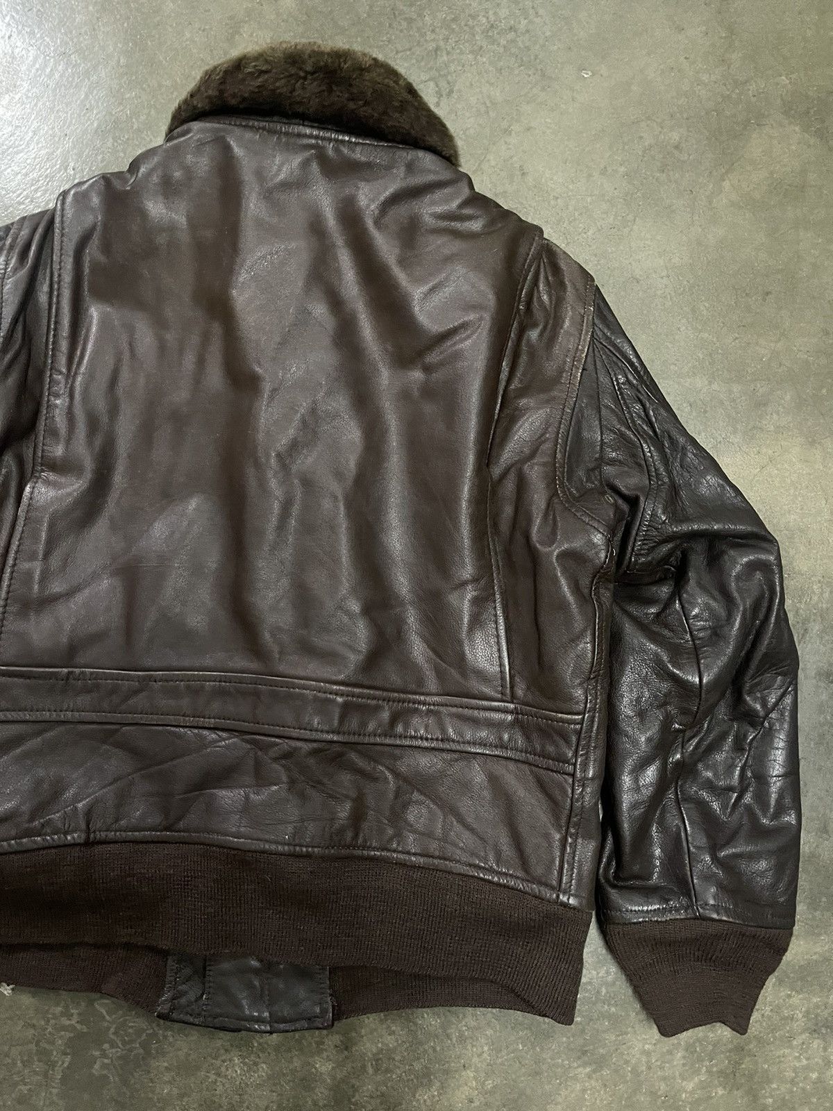 Vintage 💥 Vintage A-2 Leather Flight Jacket💥 Size US M / EU 48-50 / 2 - 11 Thumbnail