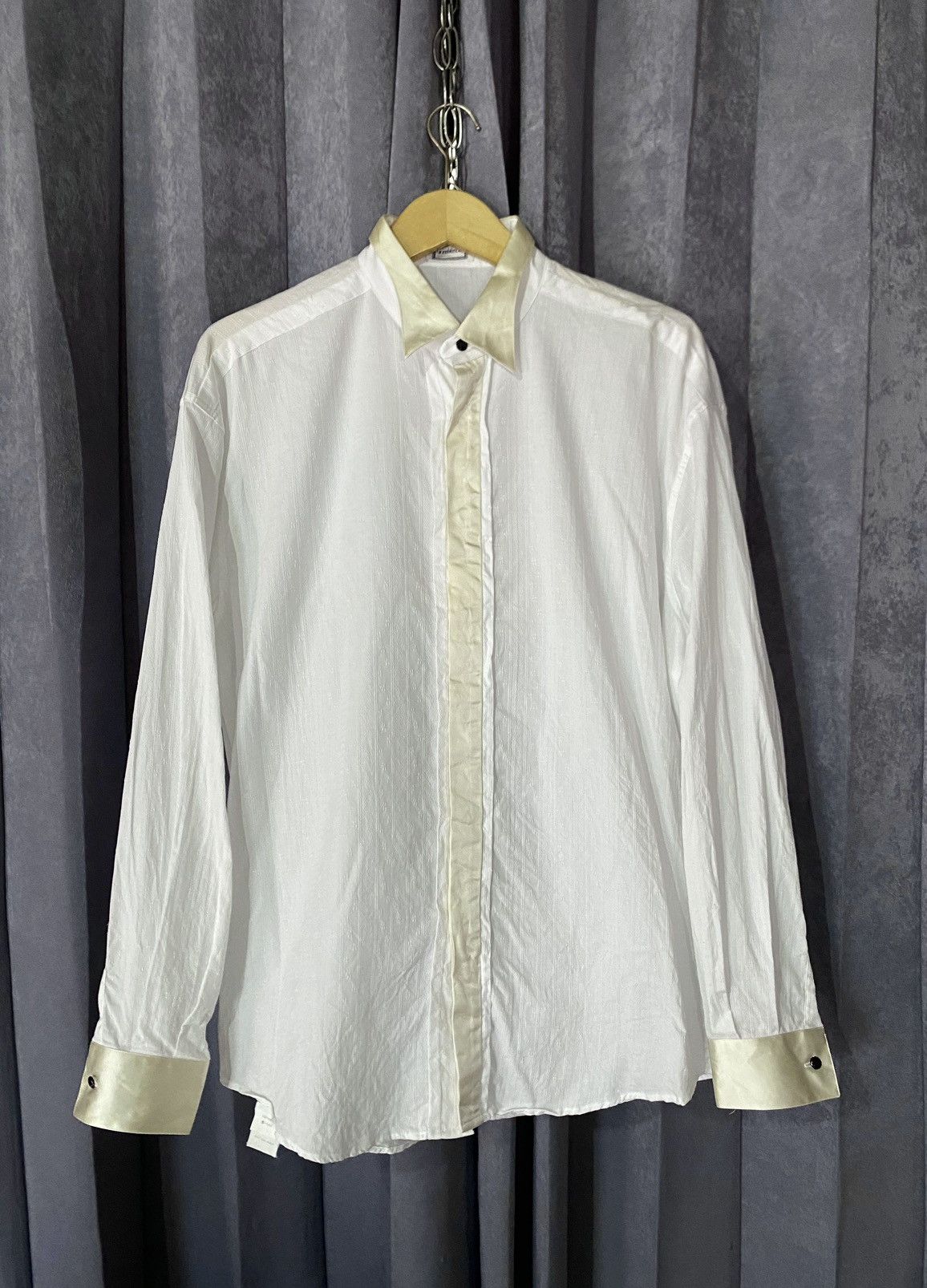 Versace Gianni versace Hidden Button shirt Size US L / EU 52-54 / 3 - 1 Thumbnail