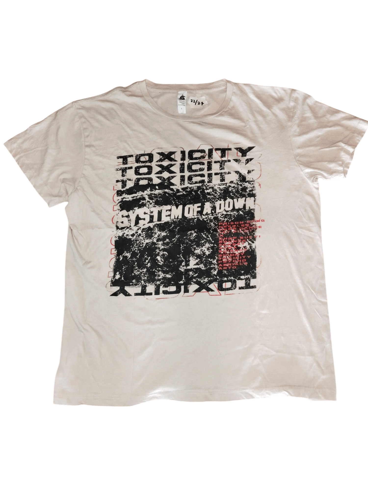 Band Tees Band SYSTEM OF A DOWN - Toxicity Size US L / EU 52-54 / 3 - 1 Thumbnail