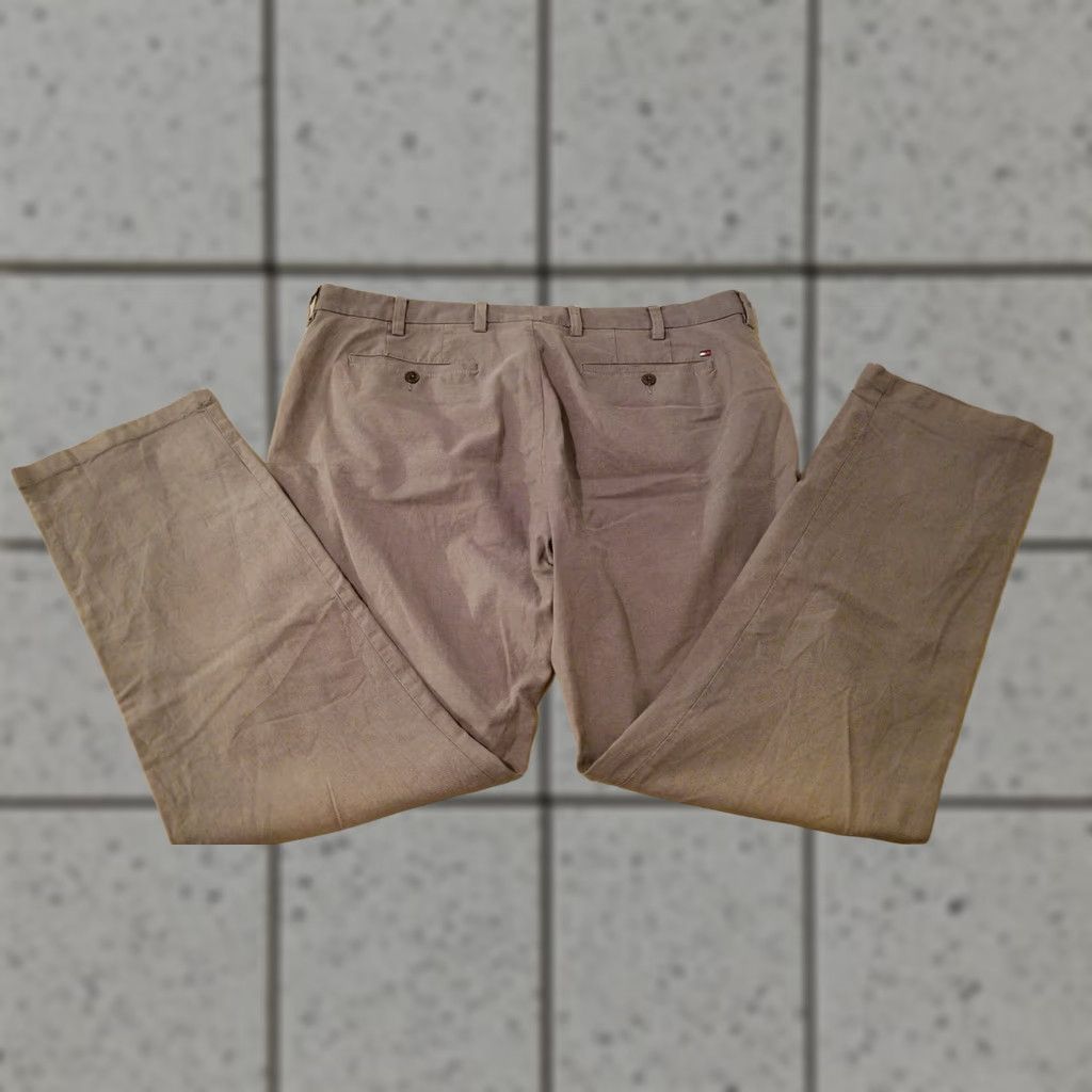 Tommy Hilfiger Tommy Hilfiger Pants Chino 38x34 Gray Cotton Slacks Trouser Mens Regular Inseam 34 Size US 38 / EU 54 - 1 Thumbnail