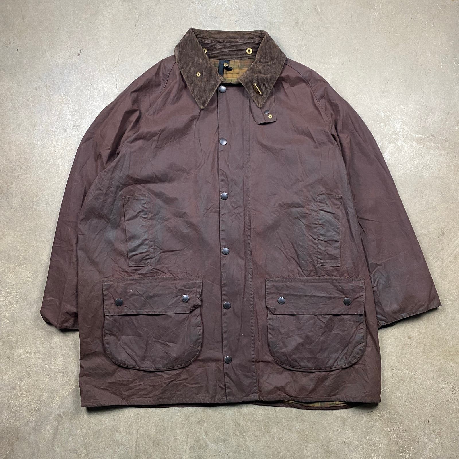 image of Vintage Barbour Gamefair Jacket Xlarge in Brown, Men's