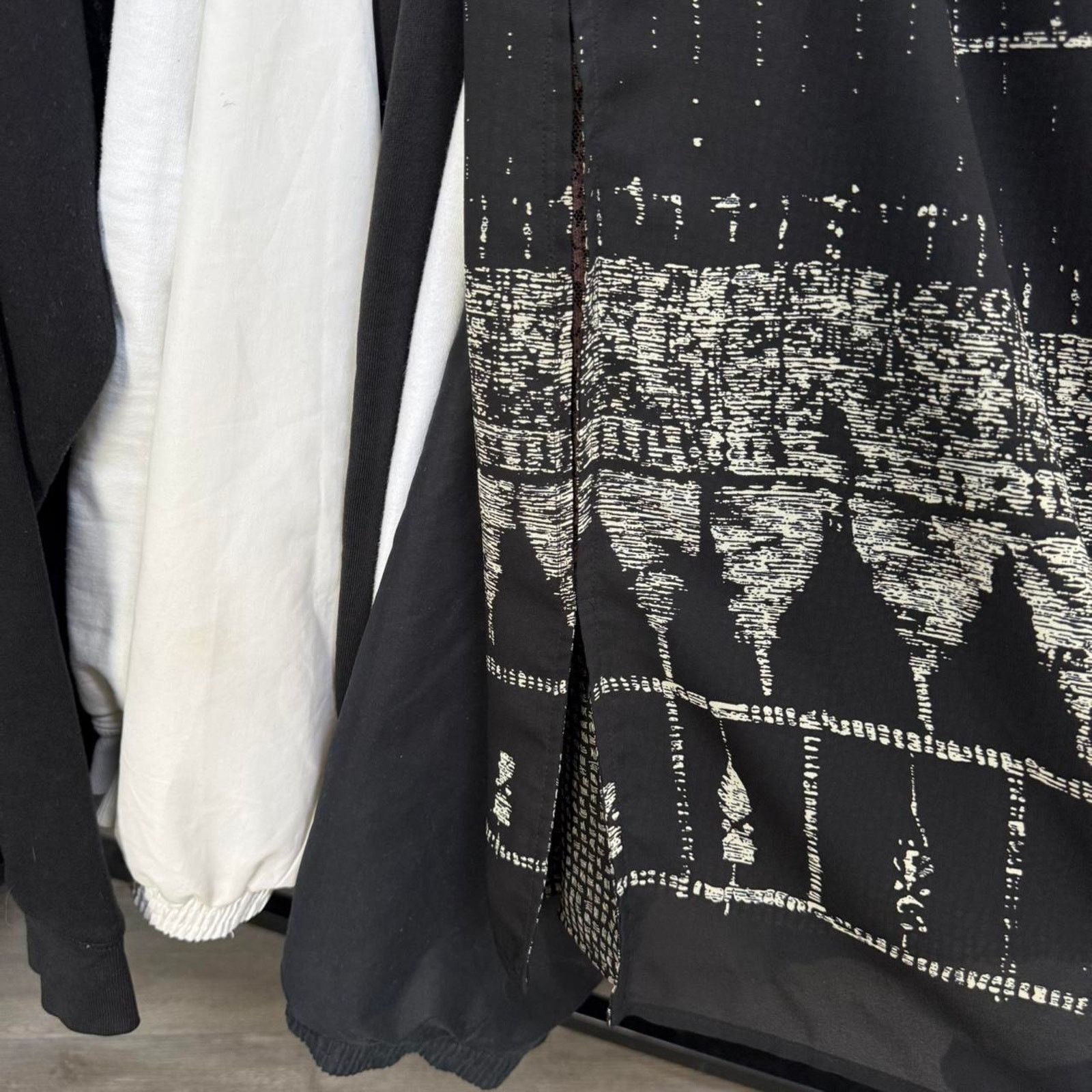 Other Vintage 90s K Studio Womens Maxi Skirt With Cute Pattern Size 34" / US 12 / IT 48 - 7 Thumbnail