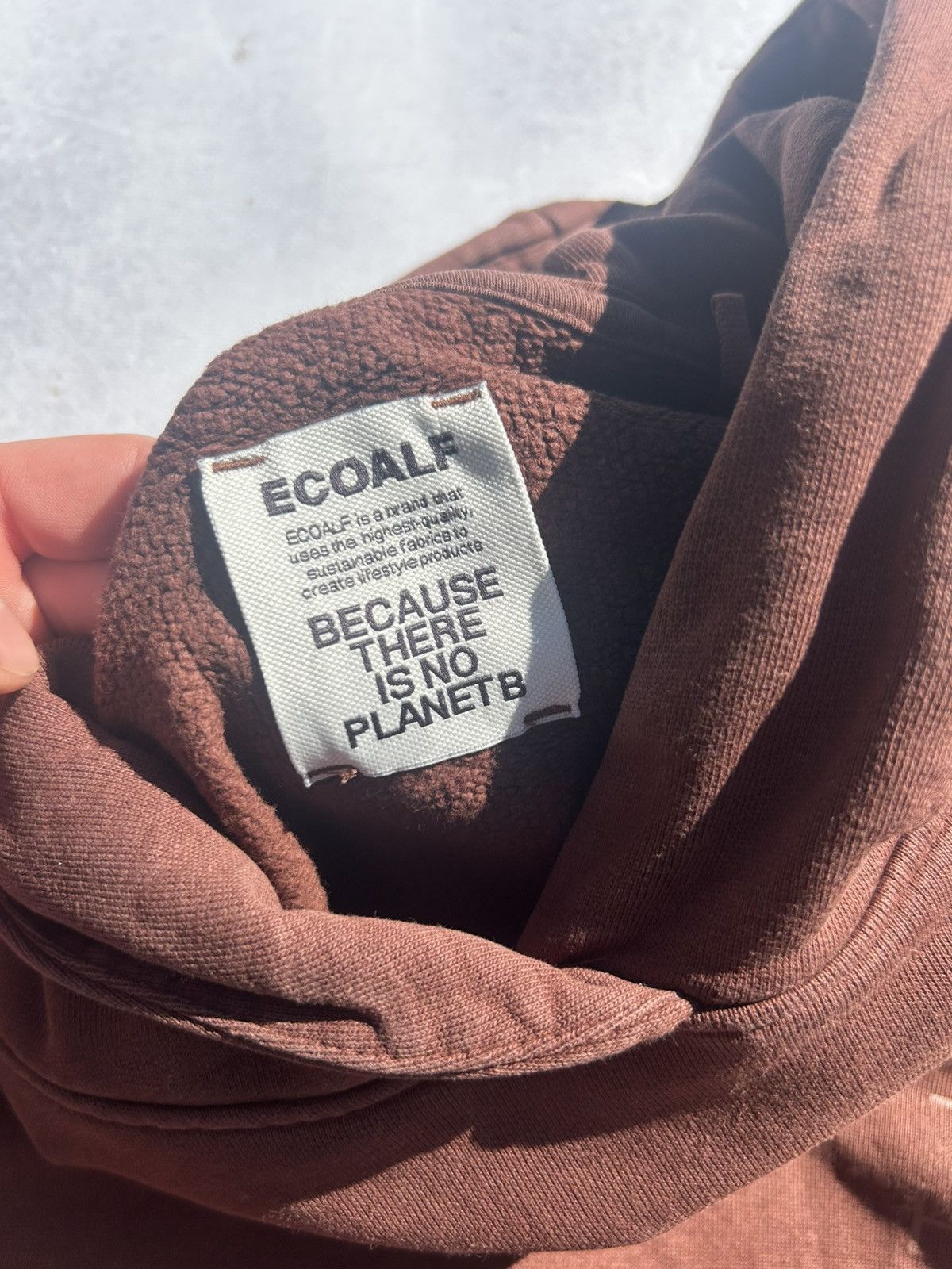 ECOALF Ecoalf Women Hoodie Brown Recycled Organic Cotton Size S Size S / US 4 / IT 40 - 7 Thumbnail
