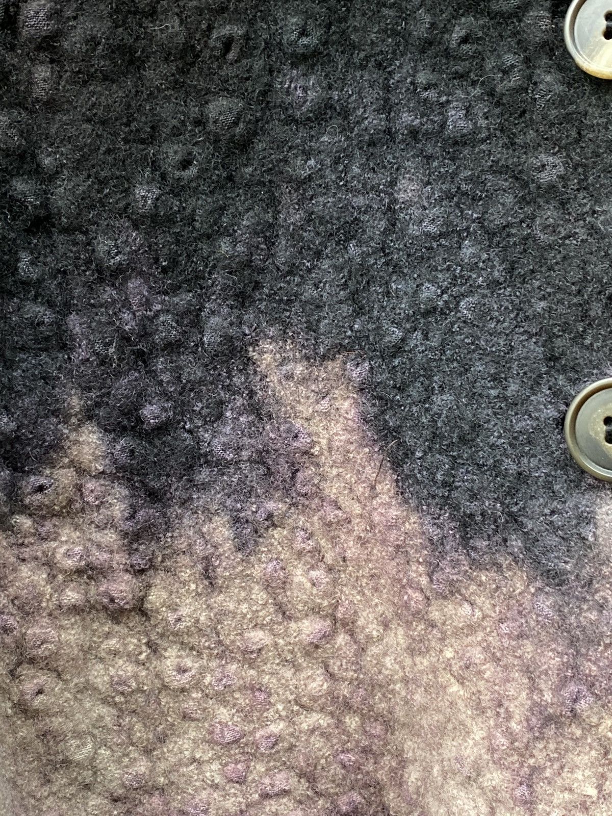 Japanese Brand A/W 1998 - Yoshiki Hishinuma- Gradient Dyed Wool Jacket Size S / US 4 / IT 40 - 12 Thumbnail