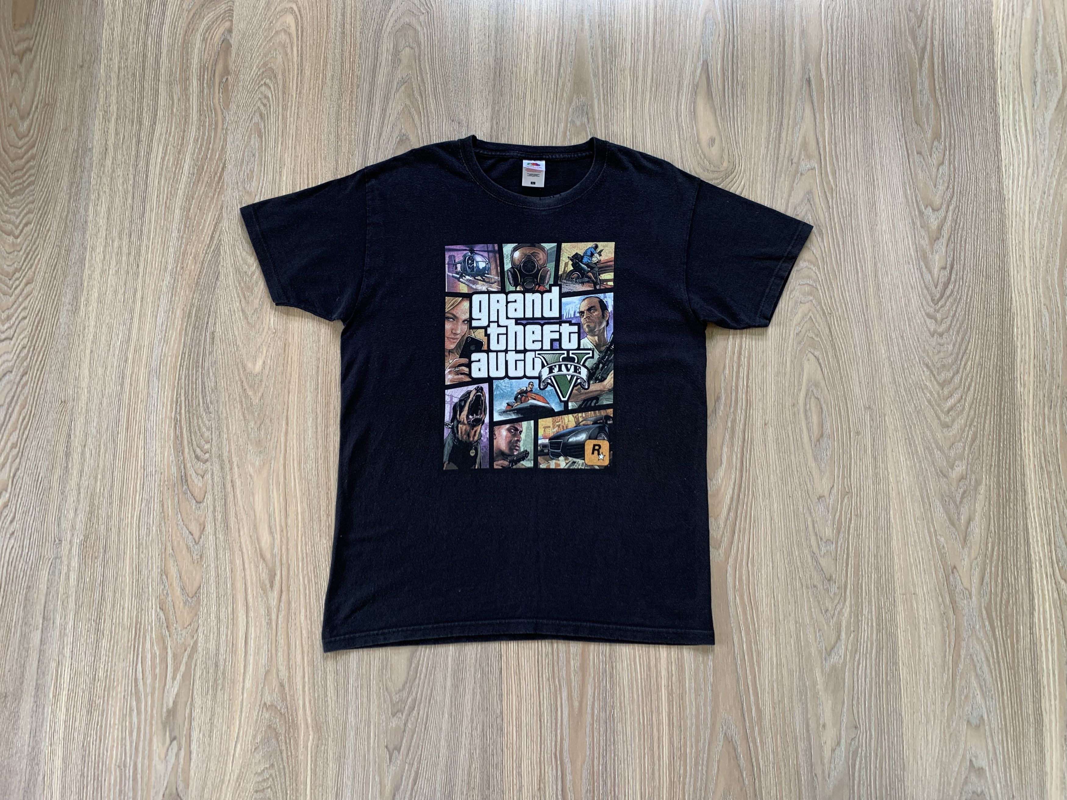 Fruit Of The Loom × Playstation Vintage Grand Theft Auto GTA Promo T-Shirt Size US L / EU 52-54 / 3 - 1 Thumbnail