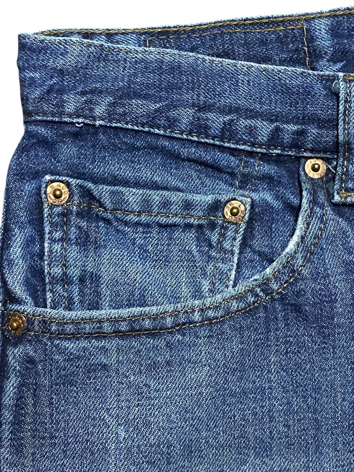 Levi's Vintage Clothing Vintage Levis 553 Mud Wash Distressed Loose Jeans Size US 32 / EU 48 - 10 Thumbnail