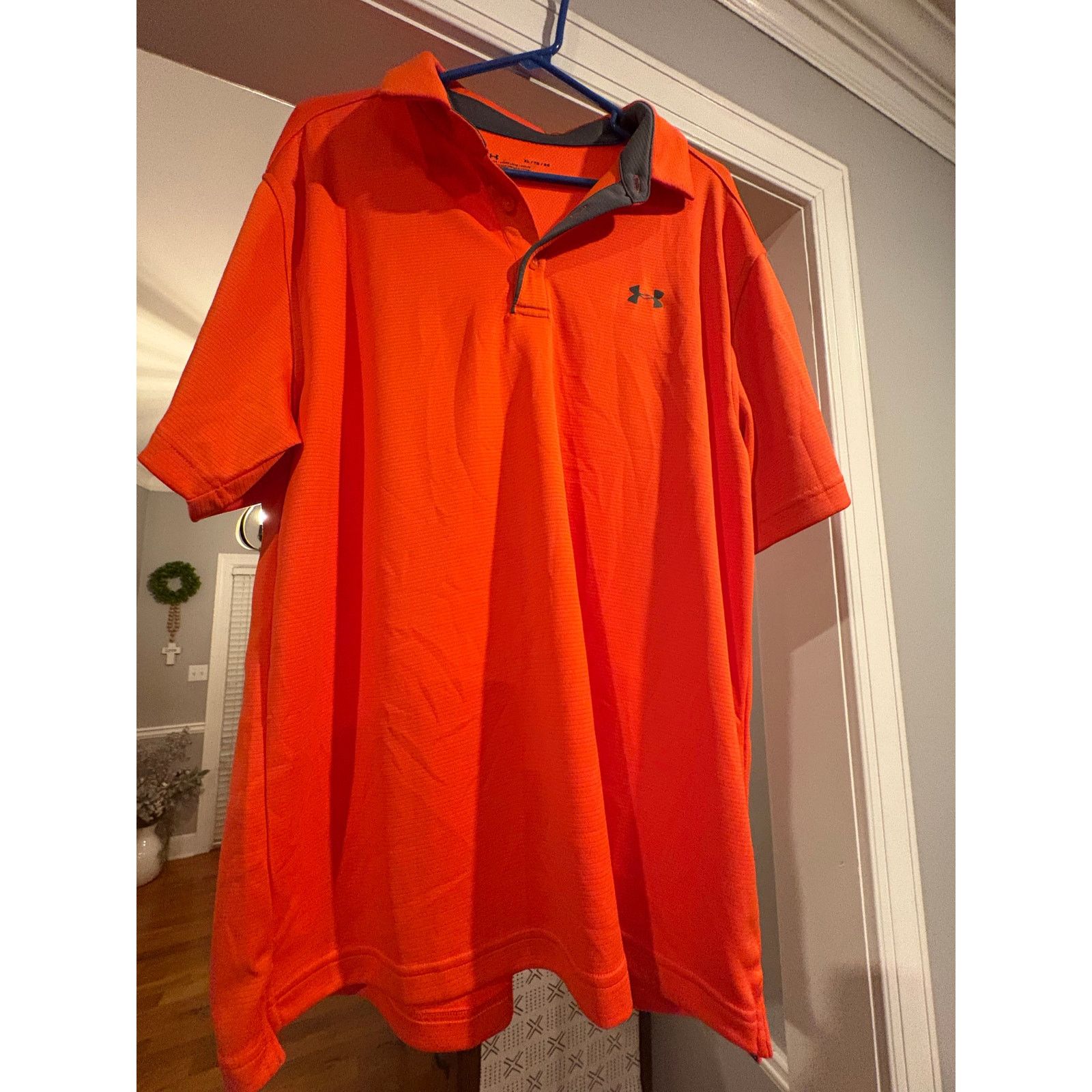 Under Armour Under Armour Men’s HeatGear Polo Shirt XL Bright Orange Size US XL / EU 56 / 4 - 3 Thumbnail