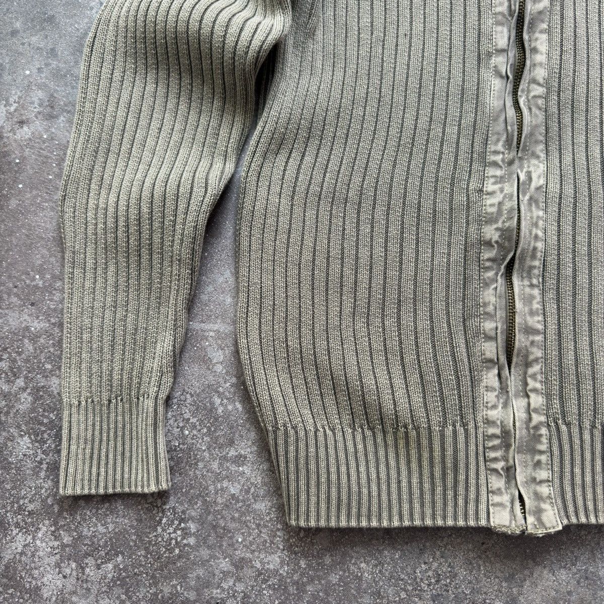 If Six Was Nine × Japanese Brand Military Y2K Diesel Style Knit Zip Sweatwr Size M / US 6-8 / IT 42-44 - 6 Thumbnail