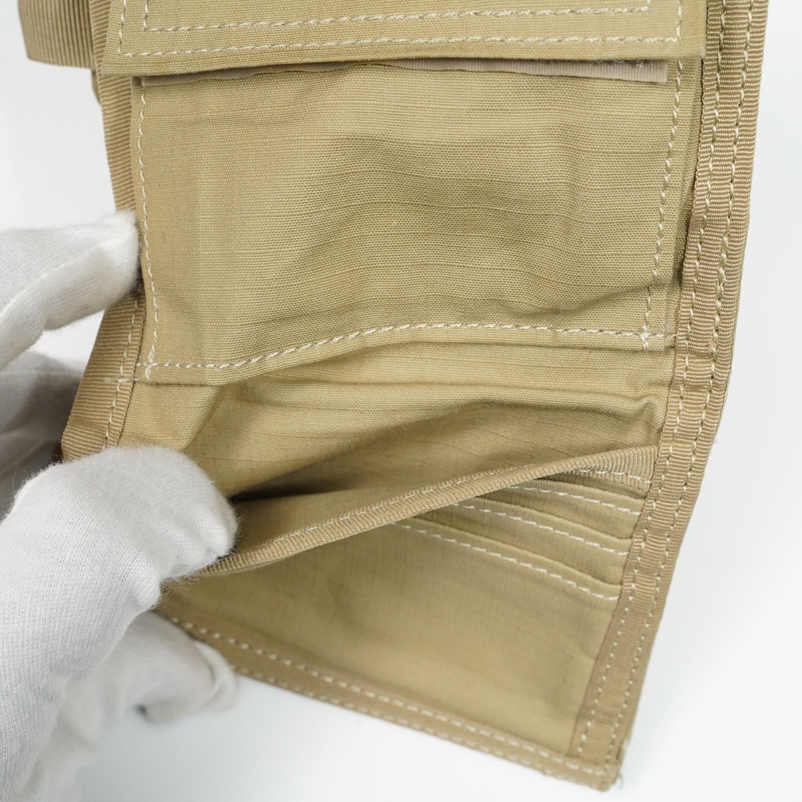 Porter Porter Yoshida Nylon Twill Wallet Beige Made in Japan Size ONE SIZE - 9 Thumbnail