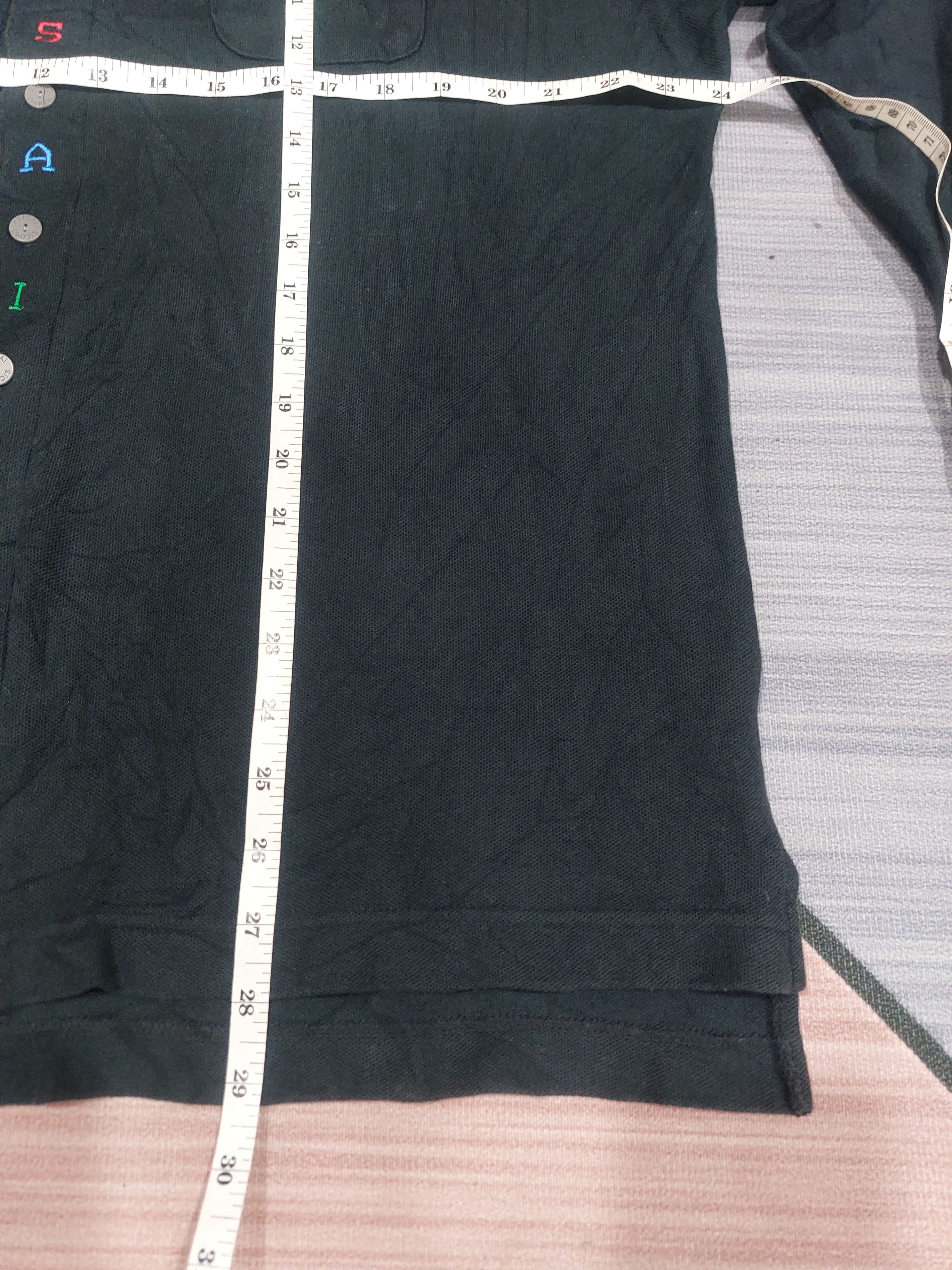 Designer × Japanese Brand × Kansai Yamamoto KANSAI SICURO LONG SLEEVE POLO BUTTON UP Size US XL / EU 56 / 4 - 14 Thumbnail