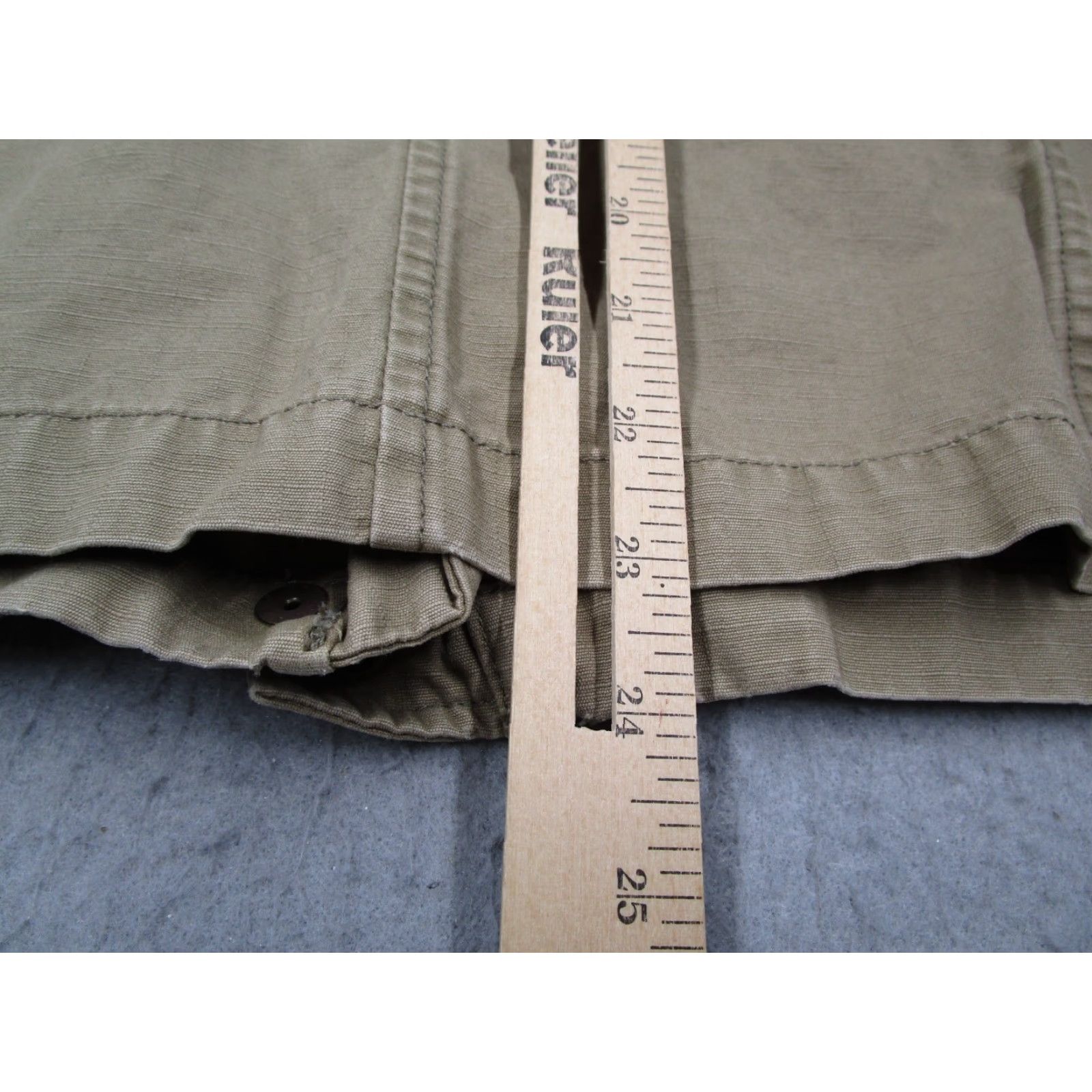 J.Crew J.CREW Women's Military Jacket Medium Beige Full Zip Utility Casual Cotton Size M / US 6-8 / IT 42-44 - 7 Thumbnail