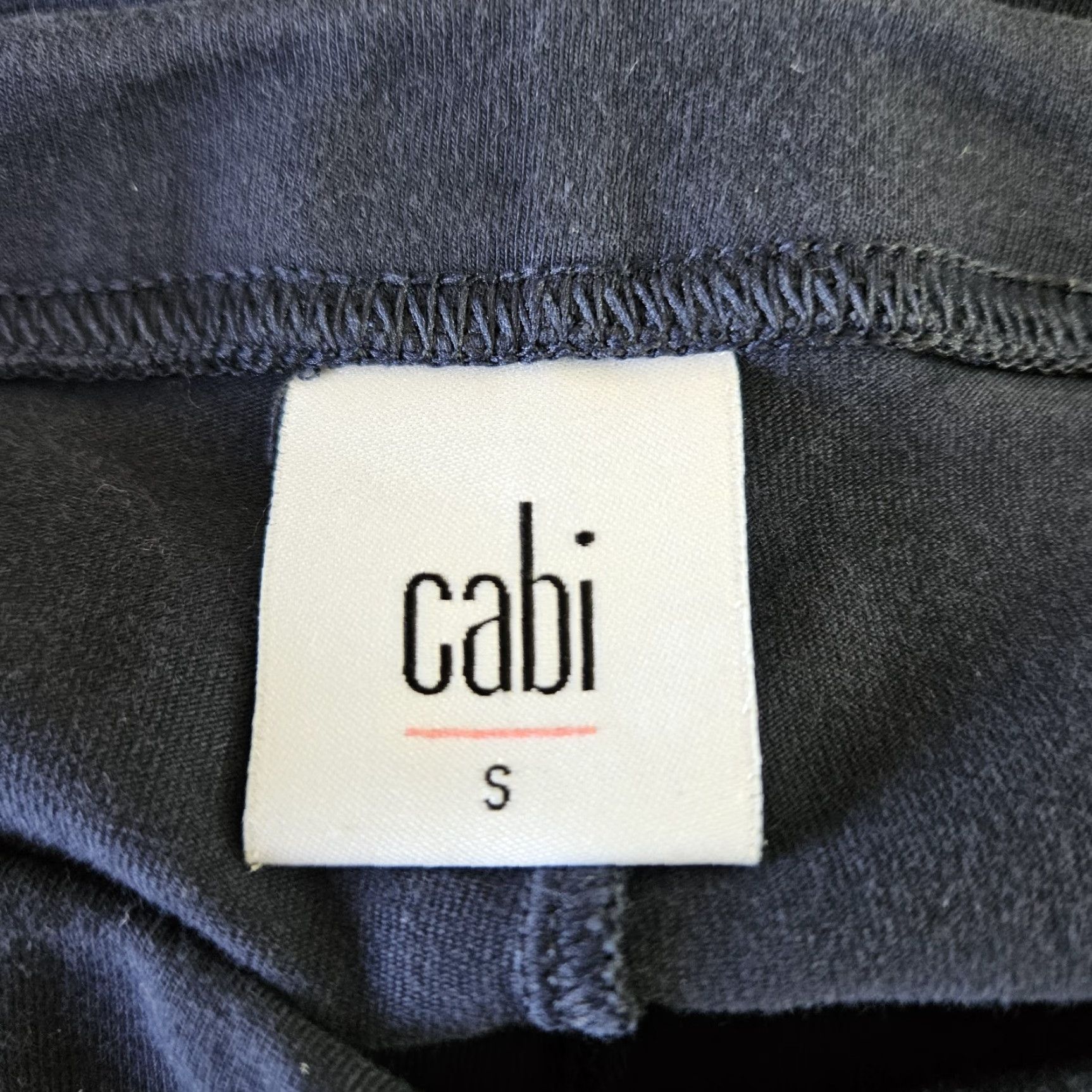 Vintage Cabi Womens Cropped Skirted Leggings Sz Small Solid Blue Pull On Size 28" / US 6 / IT 42 - 4 Thumbnail