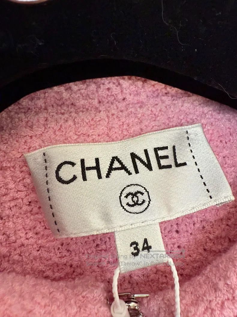 Chanel Chanel 25p pink doll collar cardigan coat Size XXS / US 00 / IT 34 - 5 Thumbnail