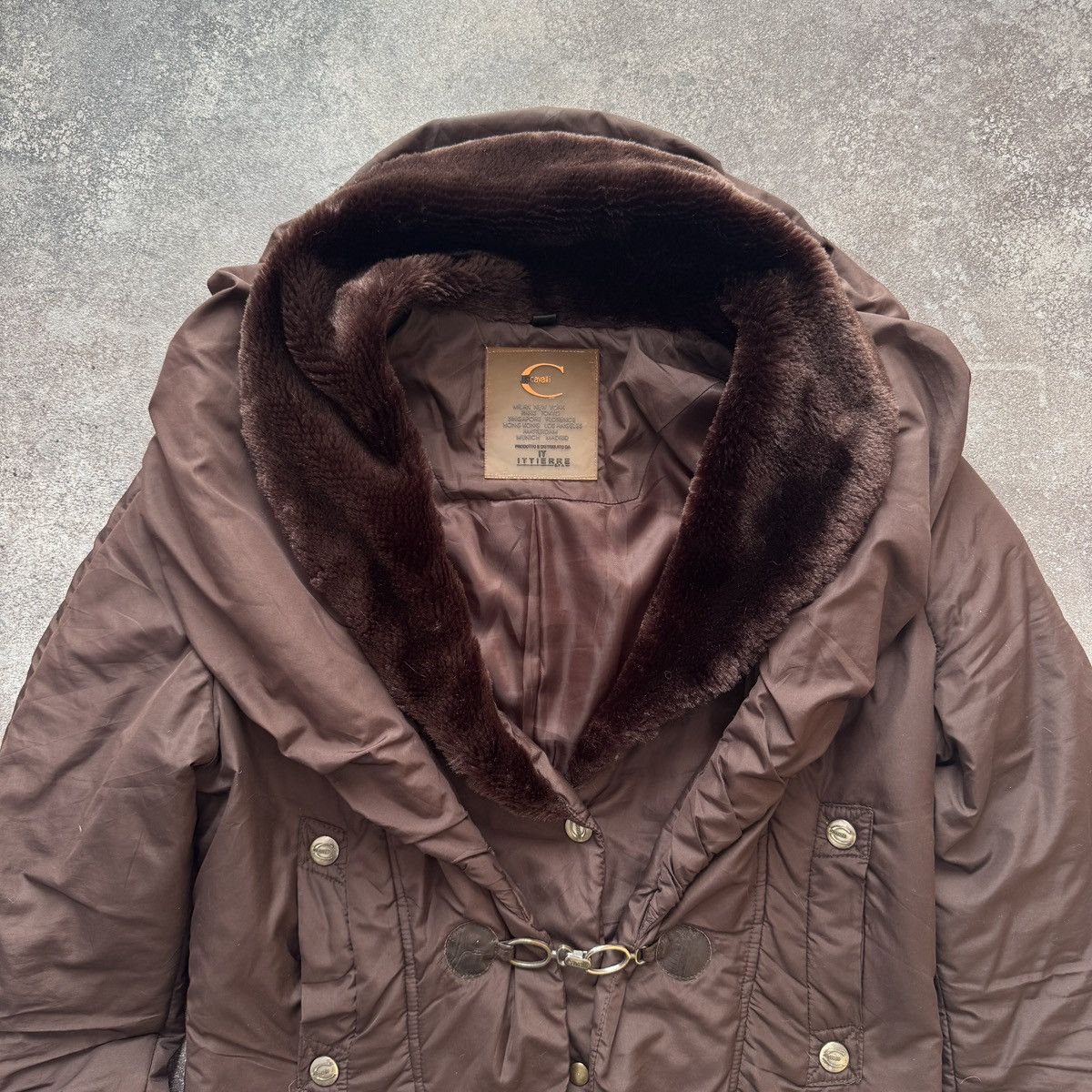Roberto Cavalli Just Cavalli by Roberto Cavalli Faux Fur Details Jacket Size M / US 6-8 / IT 42-44 - 5 Thumbnail