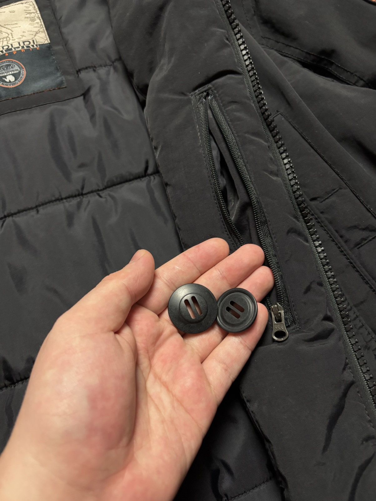 Napapijri Napapijri Insulated Parka Jacket Nylon Black Mens M Size US M / EU 48-50 / 2 - 14 Thumbnail