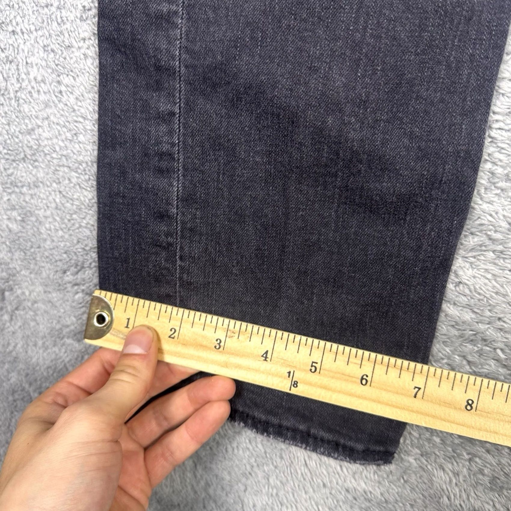 Vintage BKE Jake Jeans Mens 29R Charcoal Straight Stretch Mid Rise Denim Whisker Cowboy Reg Mens Jeans Size US 29 - 6 Thumbnail