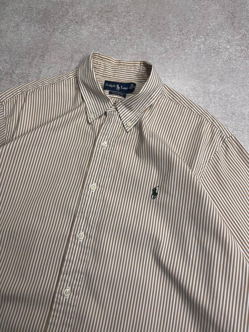 Vintage Vintage Polo Ralph Lauren Striped Button Shirt Y2K Xl Size US XL / EU 56 / 4 - 3 Thumbnail