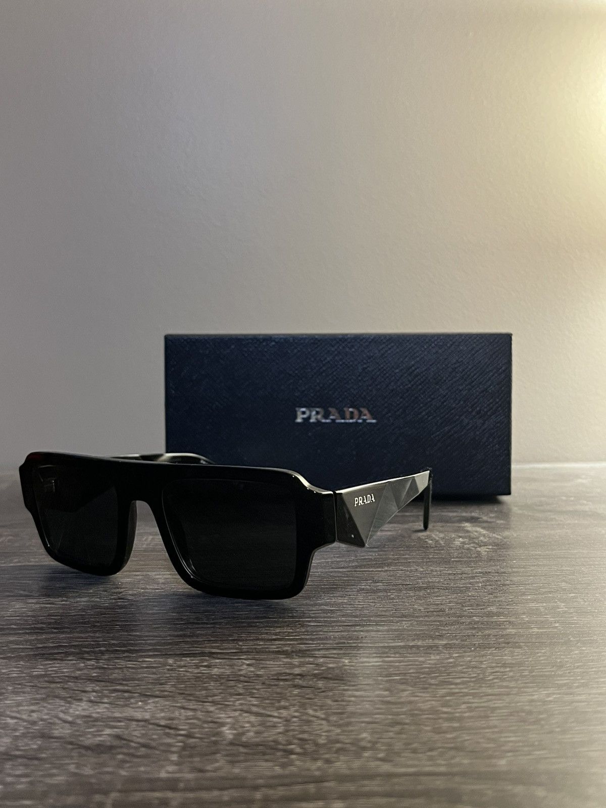 Prada Prada Rectangle Logo A05S Sunglasses Size ONE SIZE - 1 Thumbnail