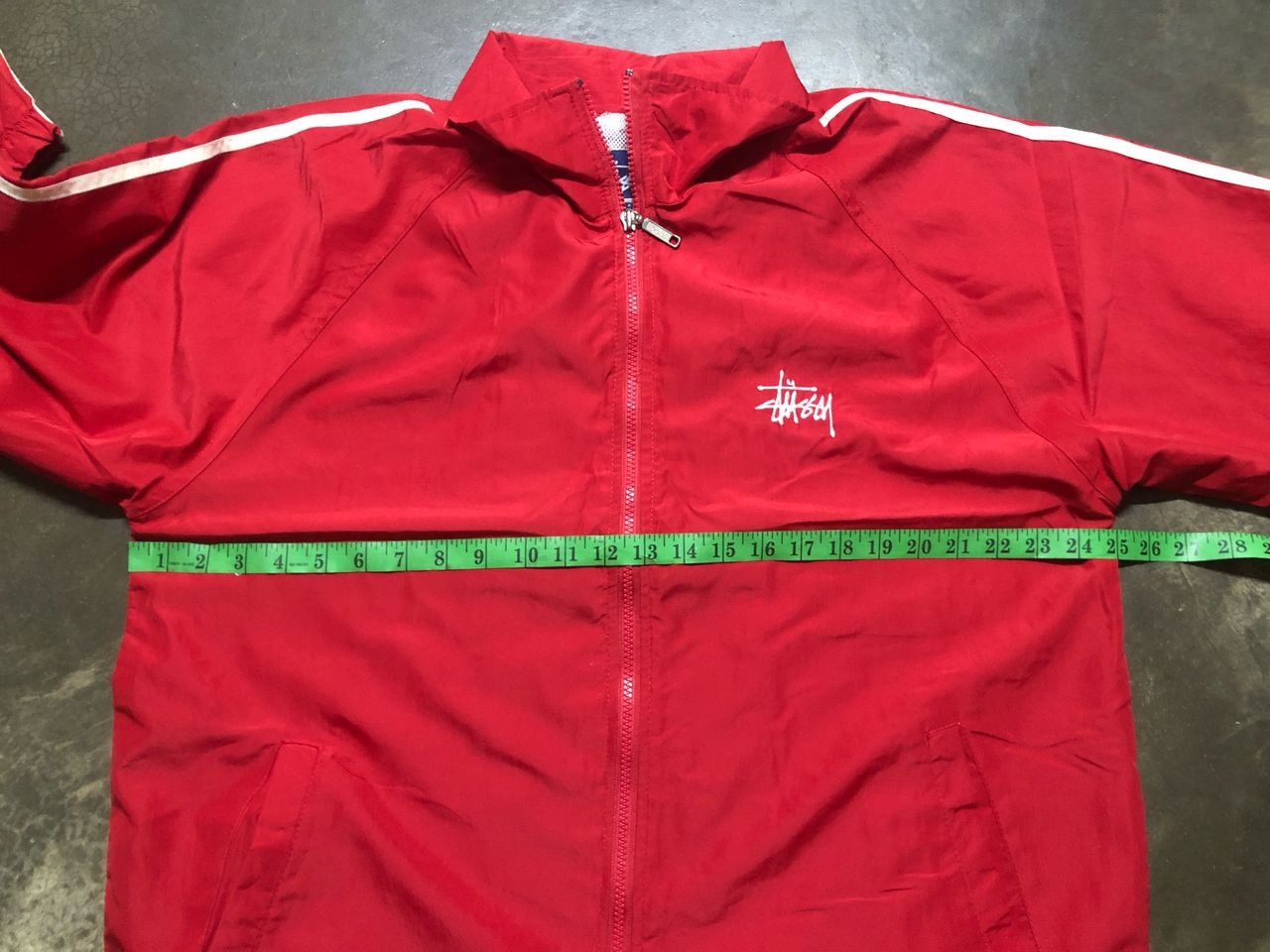Stussy VINTAGE STUSSY SPORT RED WINDBREAKER LIGHT JACKET Size US L / EU 52-54 / 3 - 18 Thumbnail