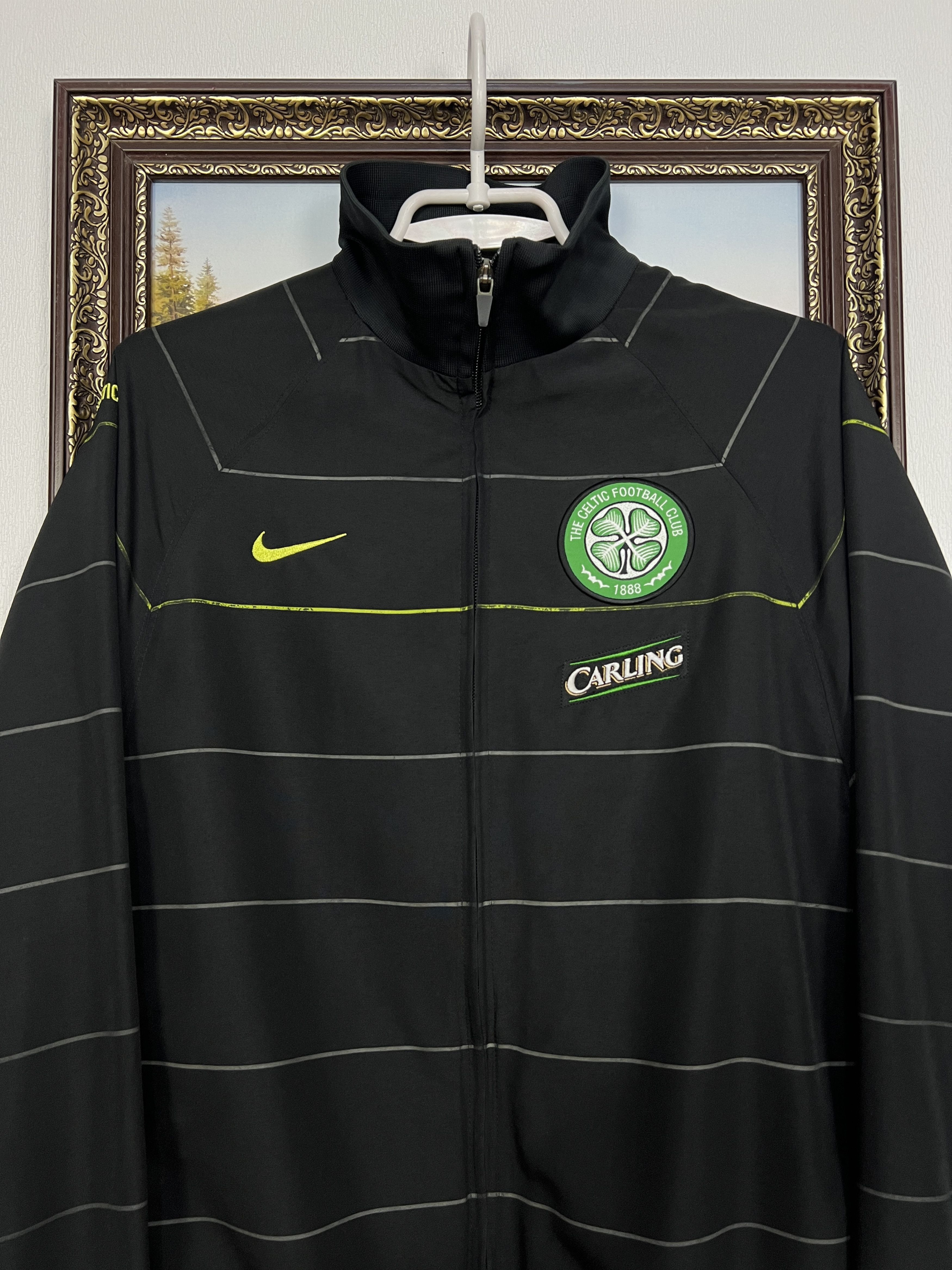 Nike Vintage Celtic Football Jacket Soccer Track Top Zip Rare Size US M / EU 48-50 / 2 - 2 Thumbnail