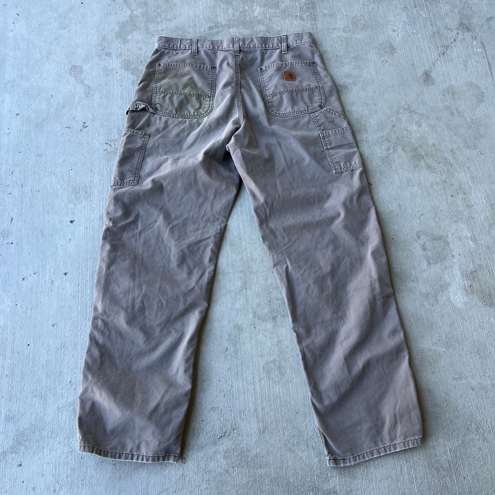 Carhartt × Vintage Carhartt brown double knee work wear carpenter pants Size US 35 - 5 Thumbnail
