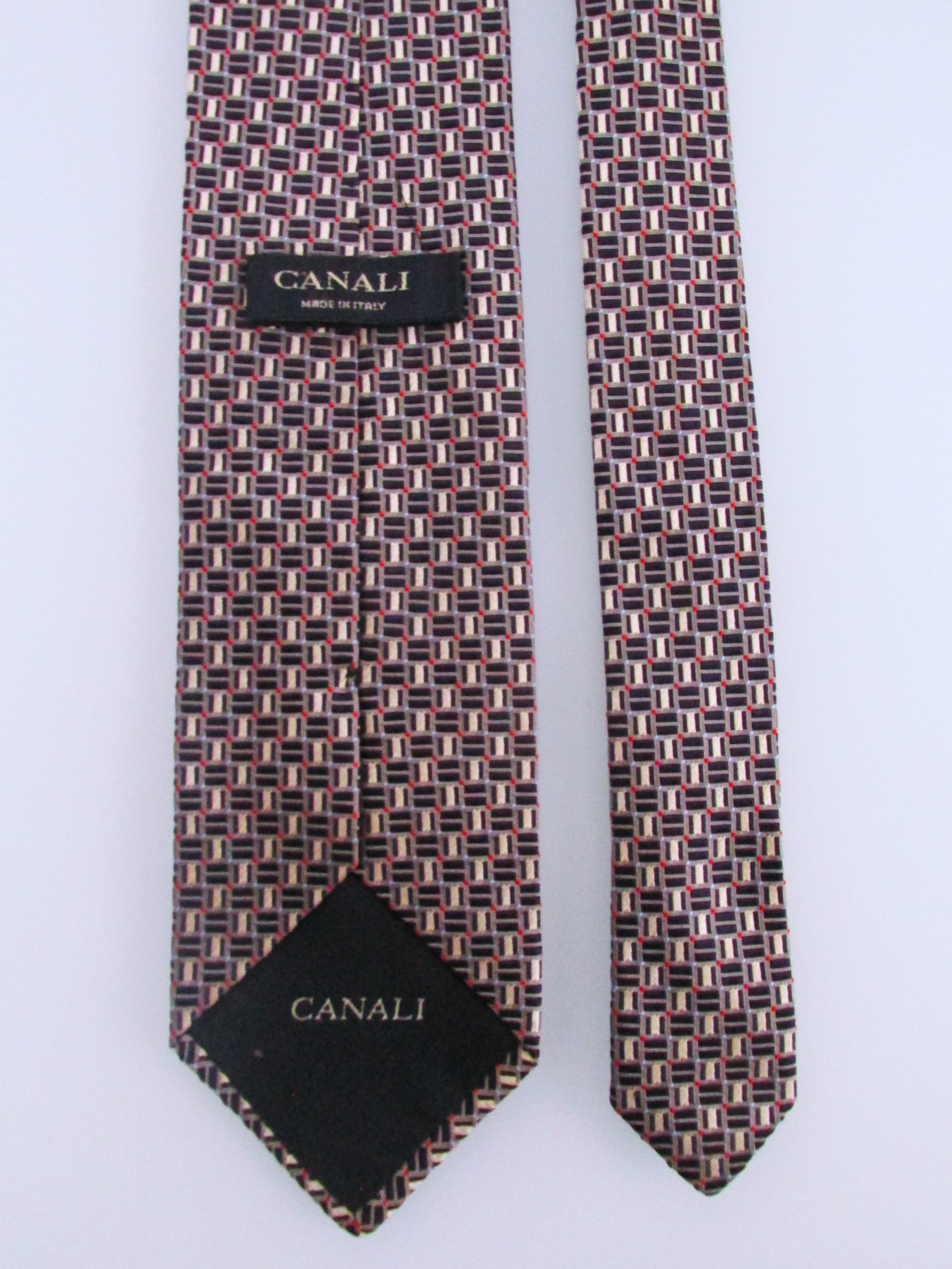 Canali Canali Men's Silk Tie Size ONE SIZE - 3 Thumbnail