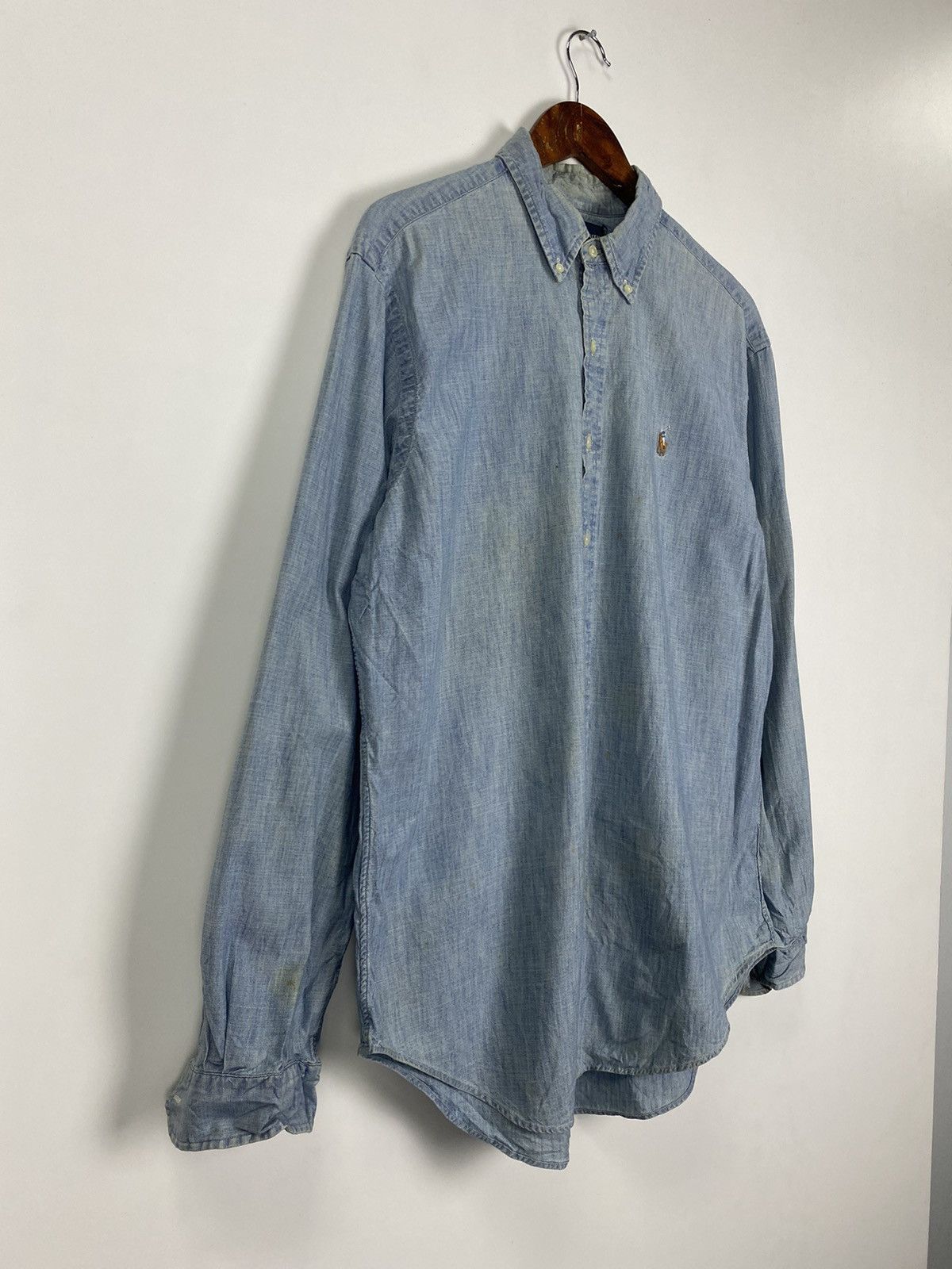 Polo Ralph Lauren × Ralph Lauren × Vintage Vintage Ralph Lauren button up denim Size US L / EU 52-54 / 3 - 5 Thumbnail